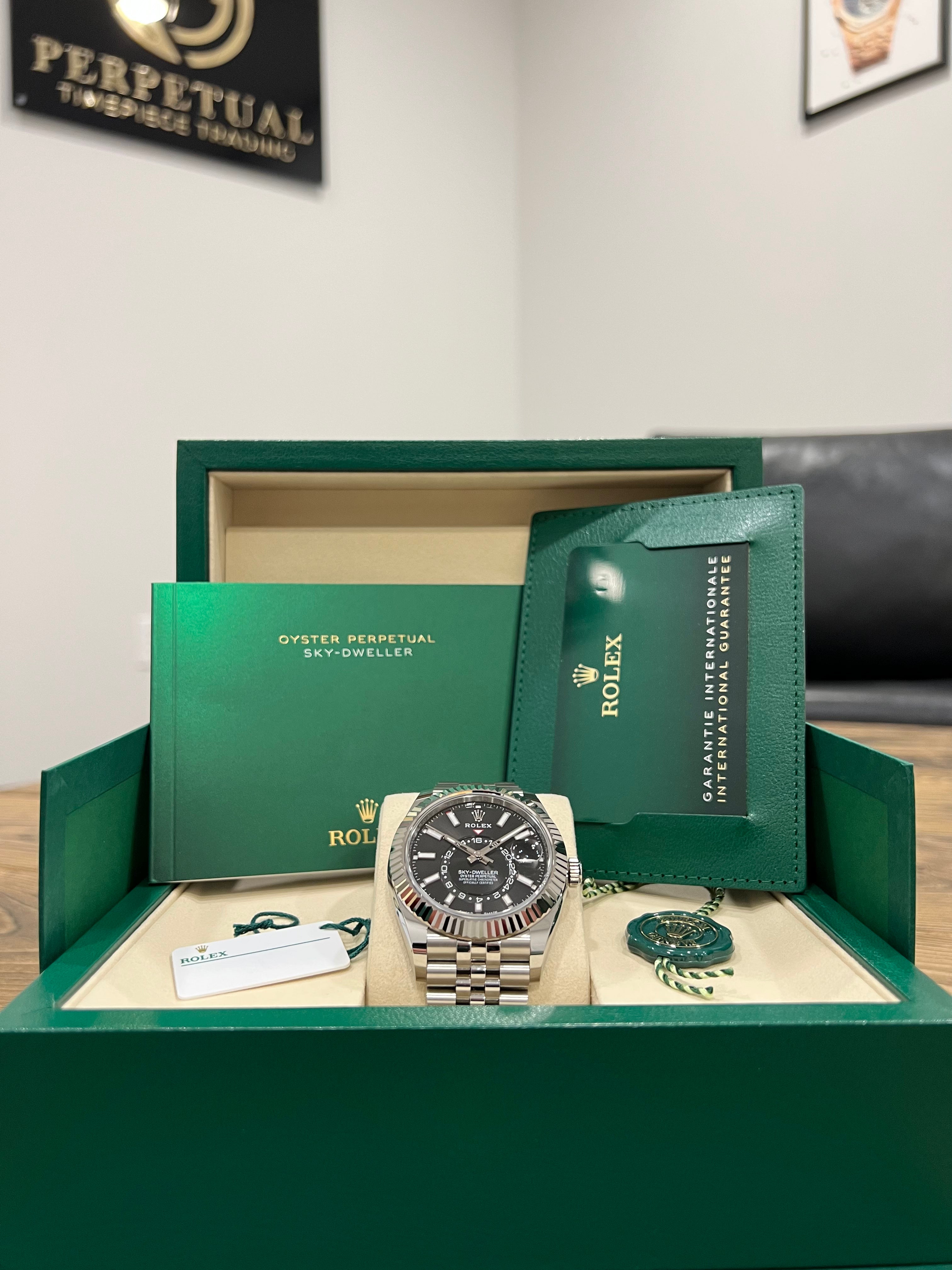 ROLEX SKY DWELLER BLACK JUBILEE 336934