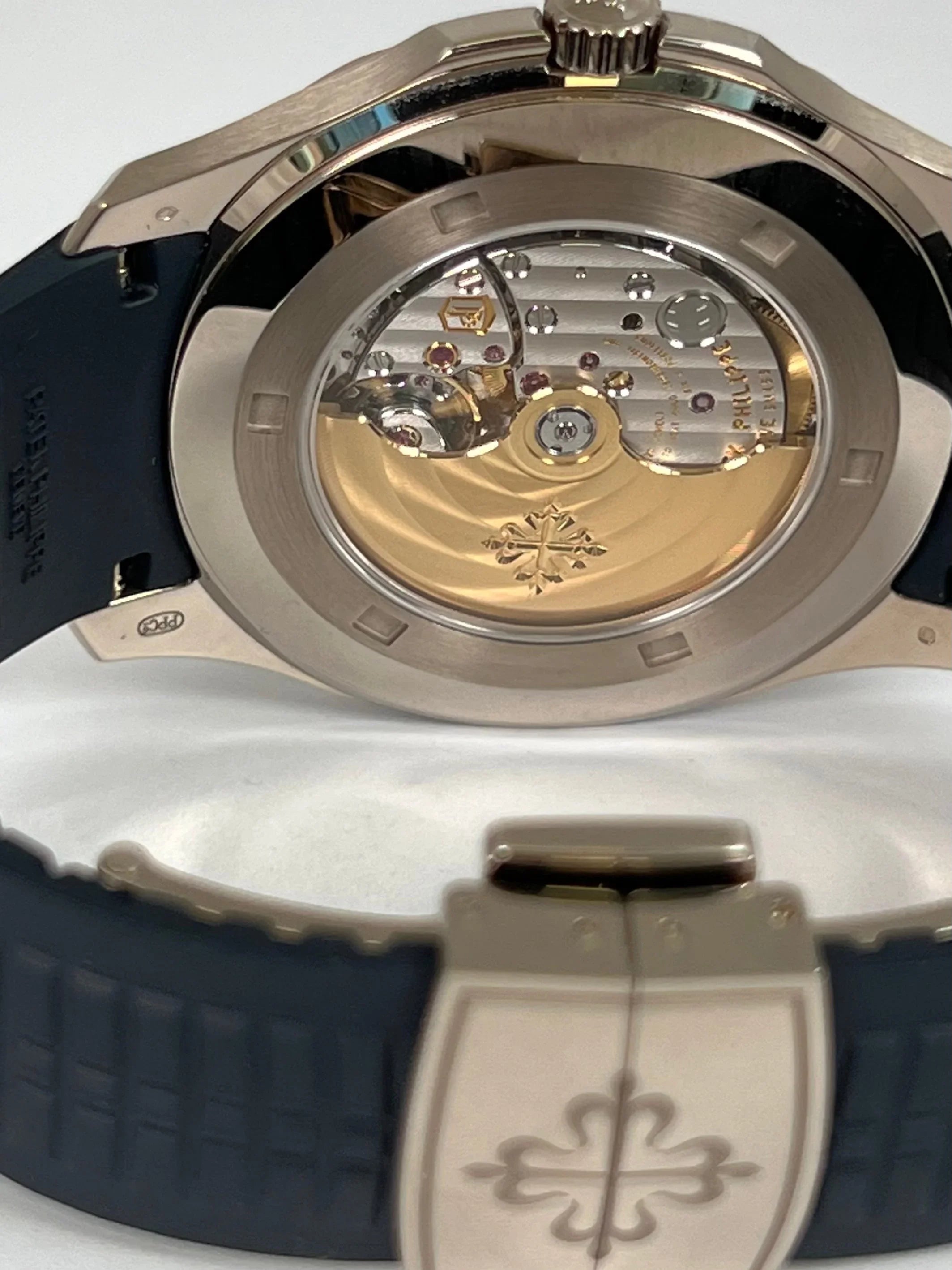 PATEK PHILIPPE AQUANAUT BLUE DIAL 5168G