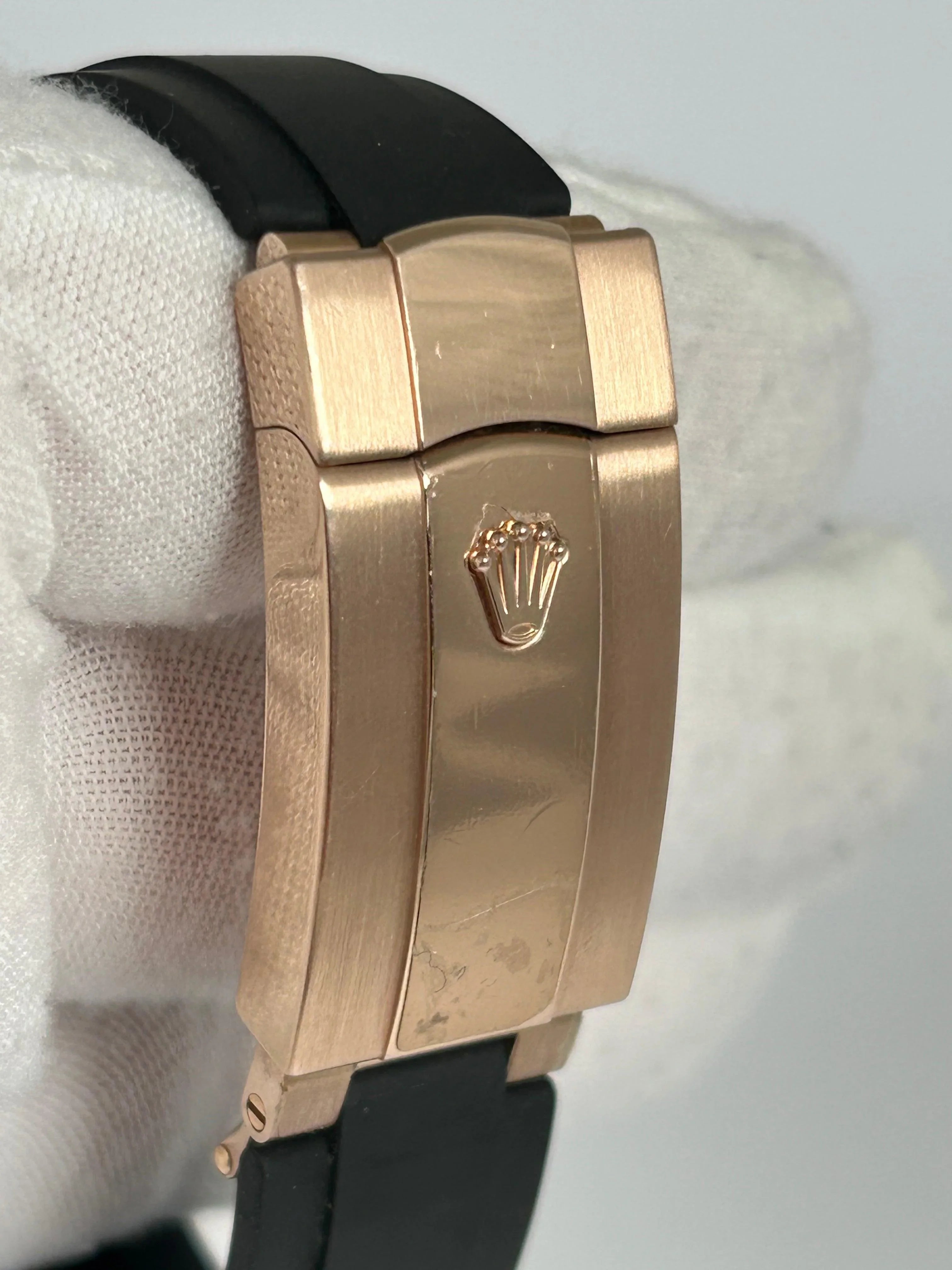 ROLEX SKY-DWELLER CHOCOLATE OYSTER FLEX ROSE GOLD 326235