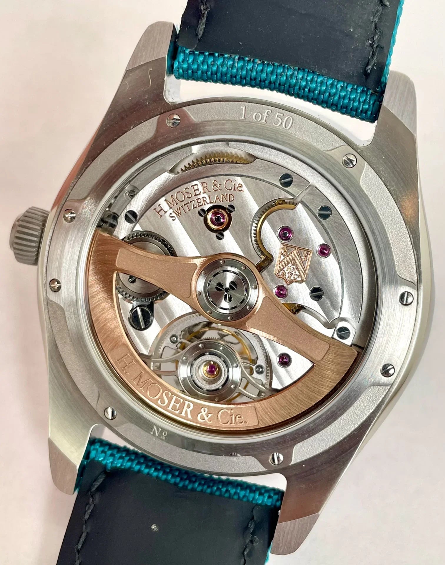 H.MOSER & CIE. PIONEER TOURBILLON MEGA COOL 3804-1205 50 MADE