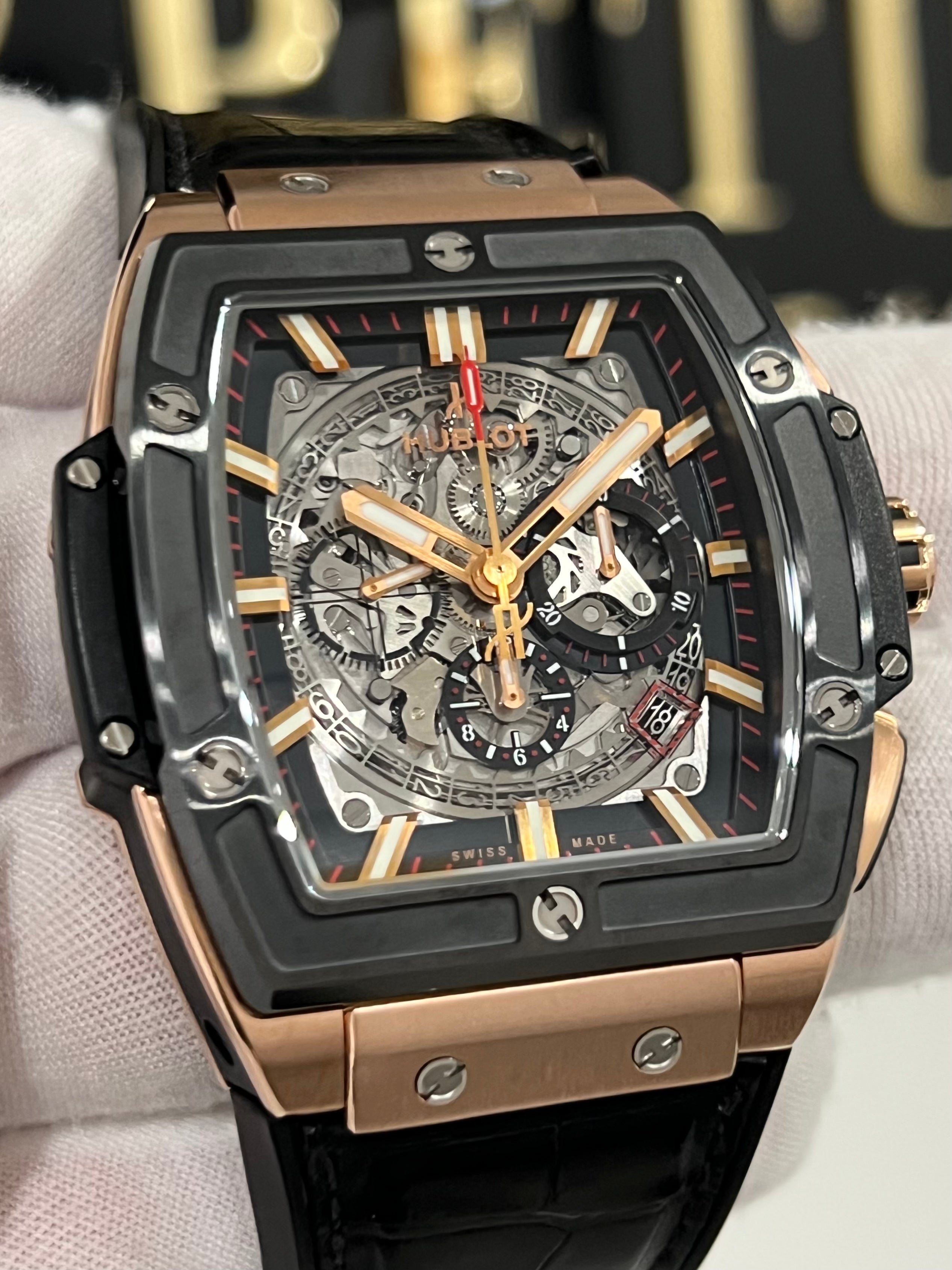 HUBLOT SPIRIT OF BIG BANG ROSE GOLD CERAMIC 601.OM.0183.LR