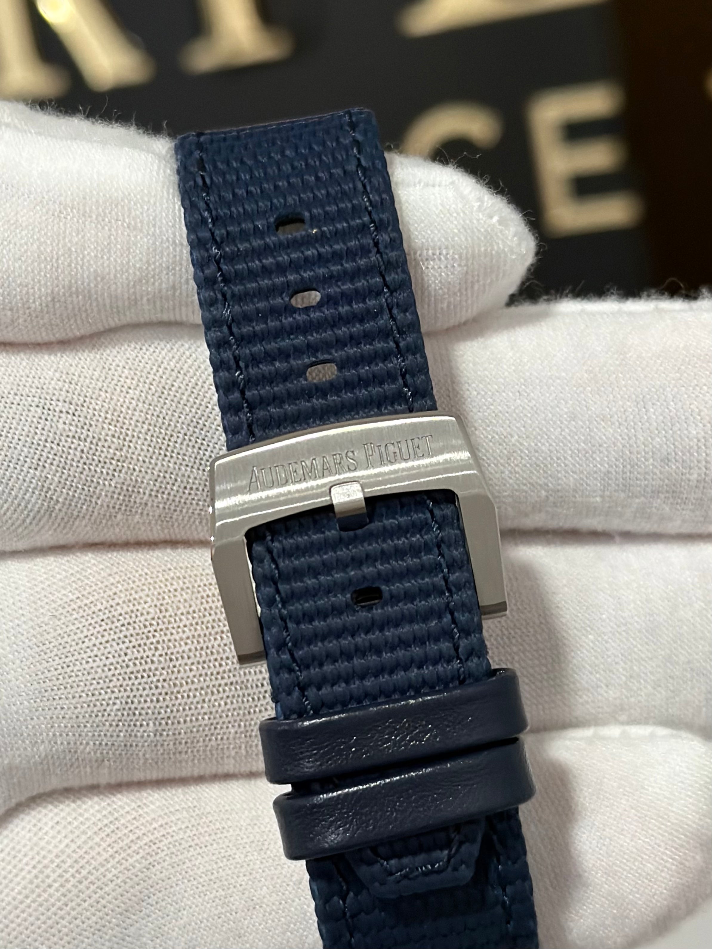AUDEMARS PIGUET CODE 11.59 BLUE CHRONOGRAPH 26393ST