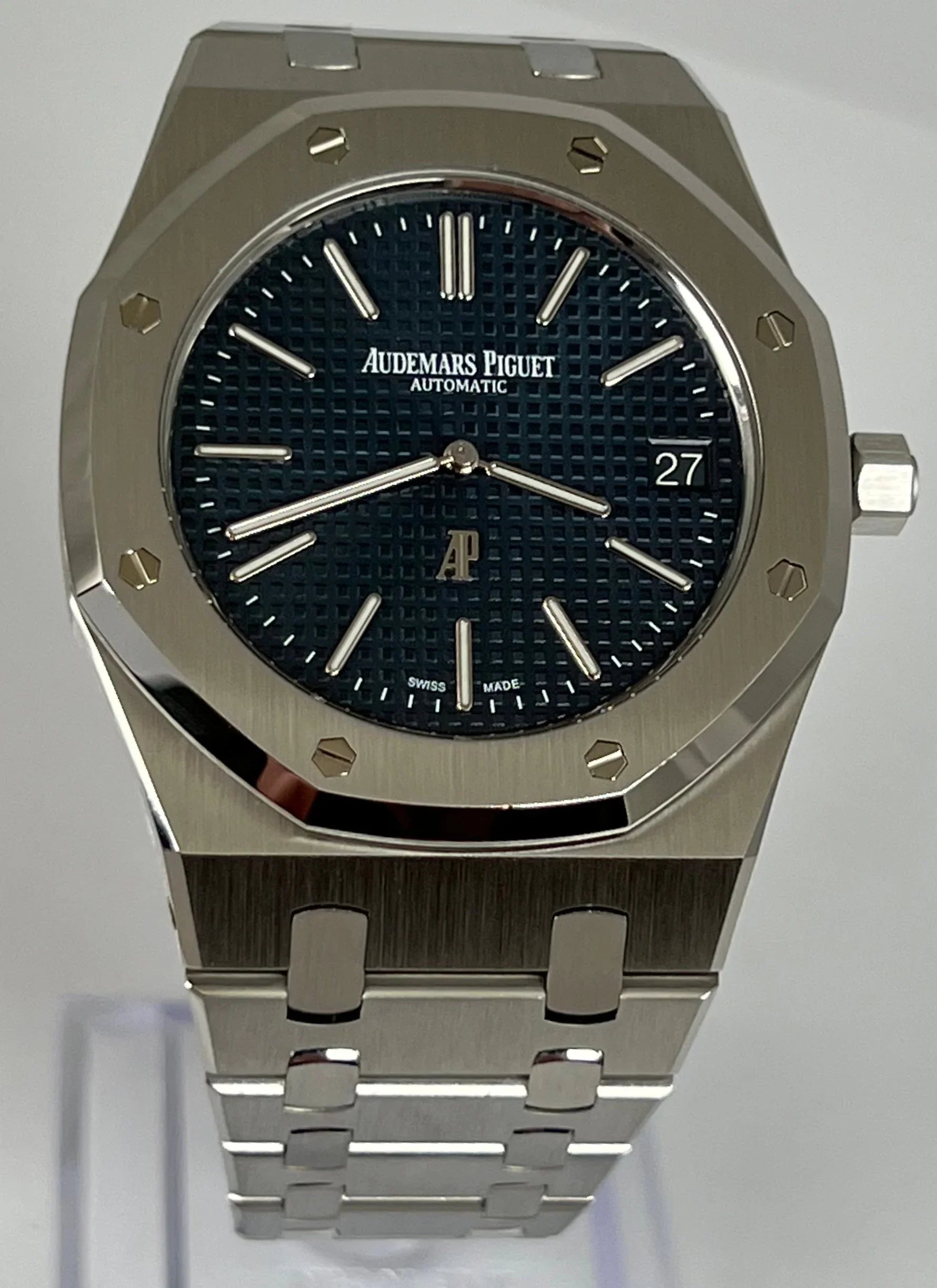 AUDEMARS PIGUET ROYAL OAK BLUE DIAL STEEL 15202ST