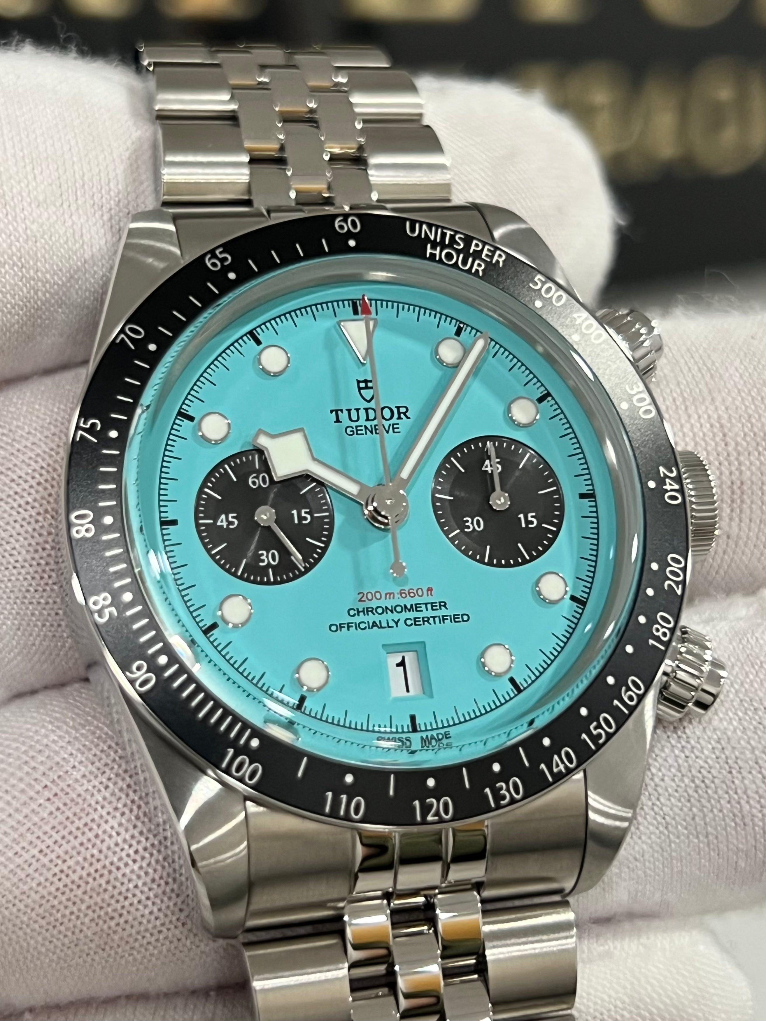 TUDOR BLACK BAY CHRONO TURQUOISE 79360N