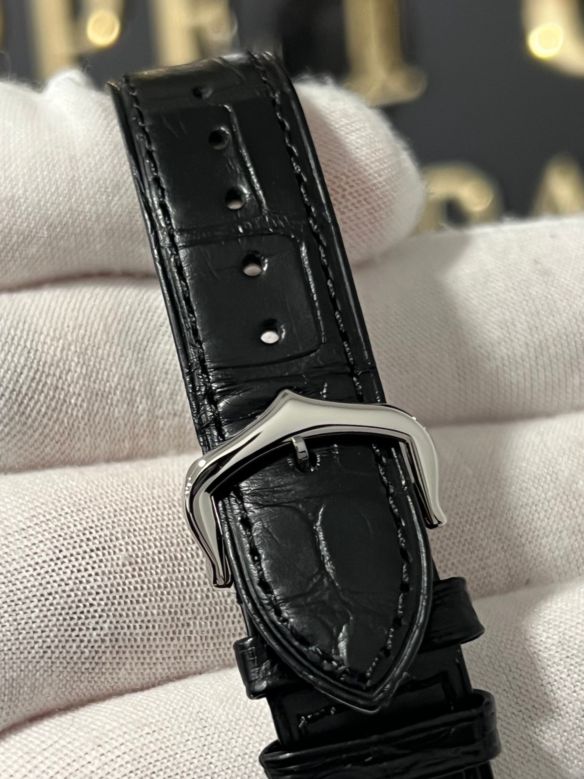 CARTIER SANTOS DUMONT BLACK LACQUER WSSA0046