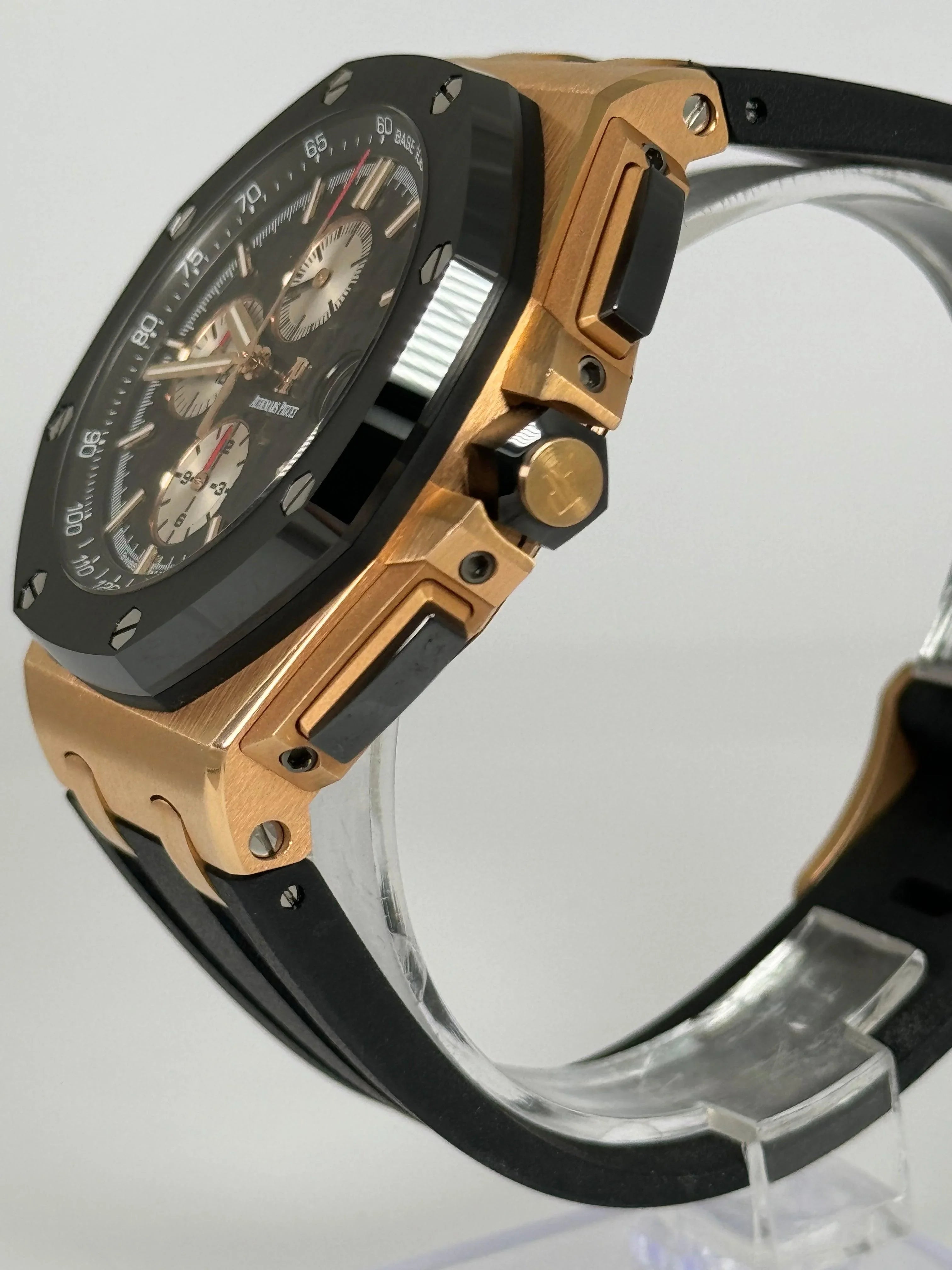 AUDEMARS PIGUET ROYAL OAK OFFSHORE 44MM ROSE GOLD BLACK DIAL 26401RO
