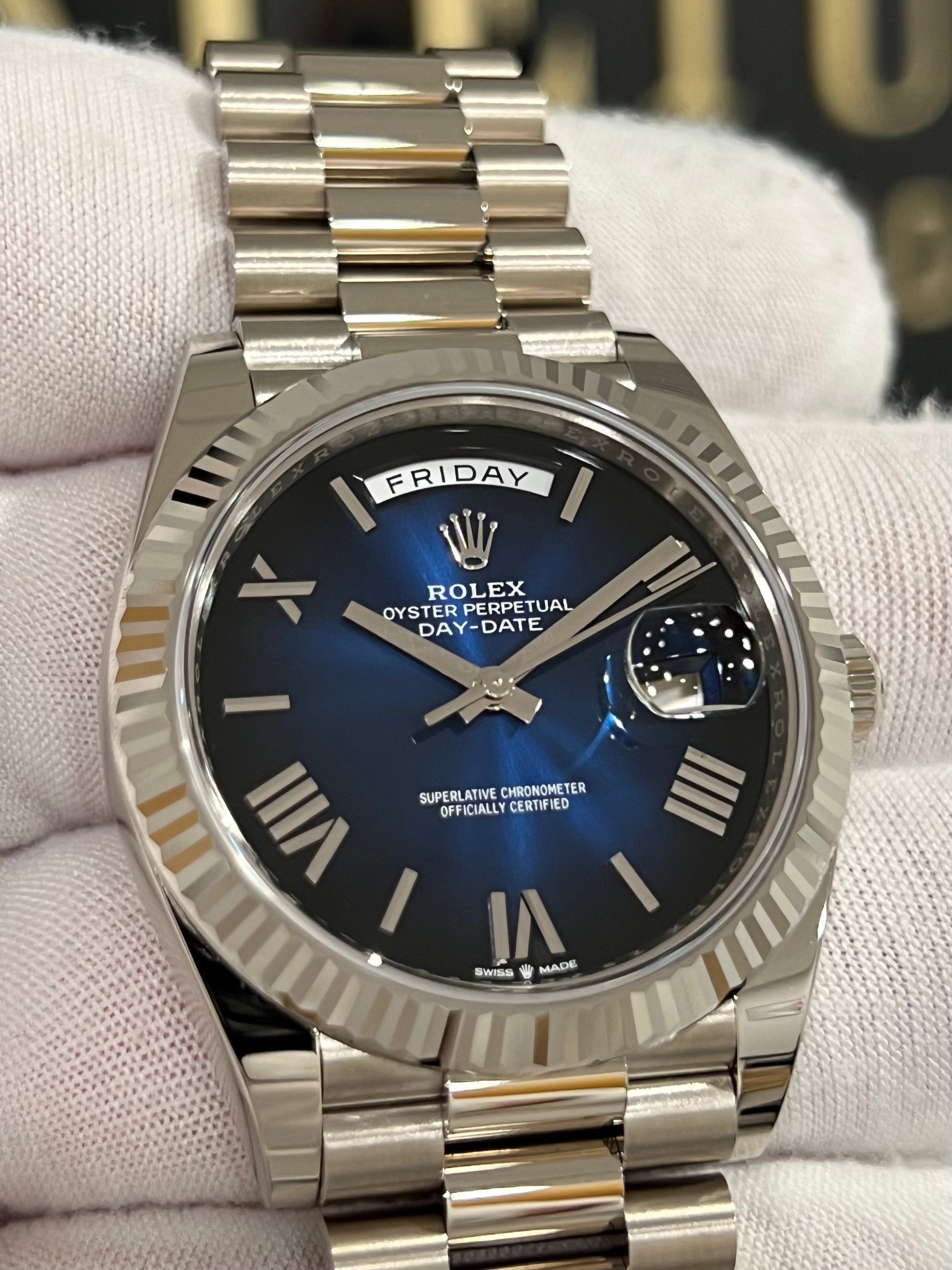 ROLEX DAY-DATE 40 BLUE OMBRE 228239
