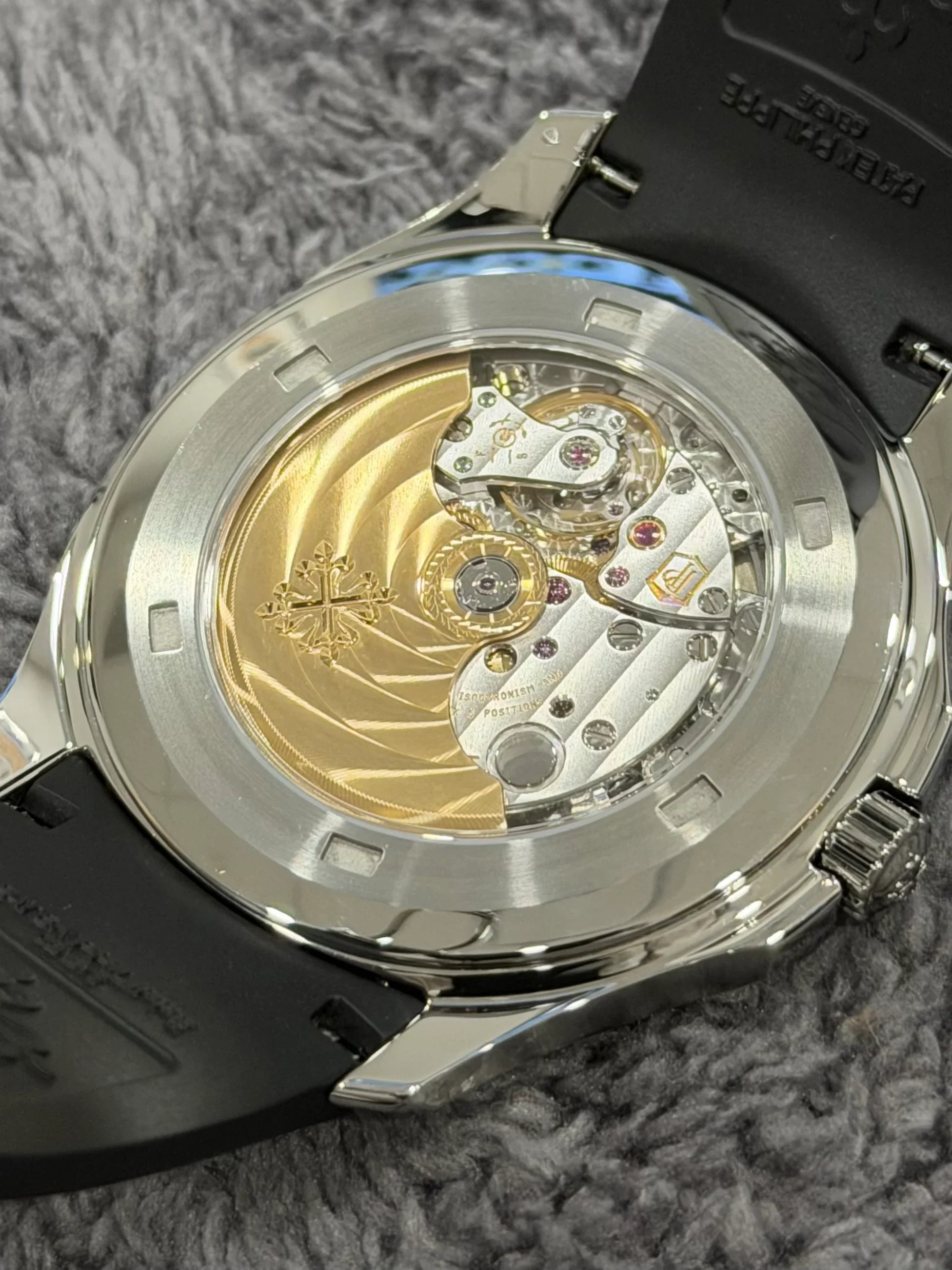 PATEK PHILIPPE AQUANAUT BLACK DIAL 5167A