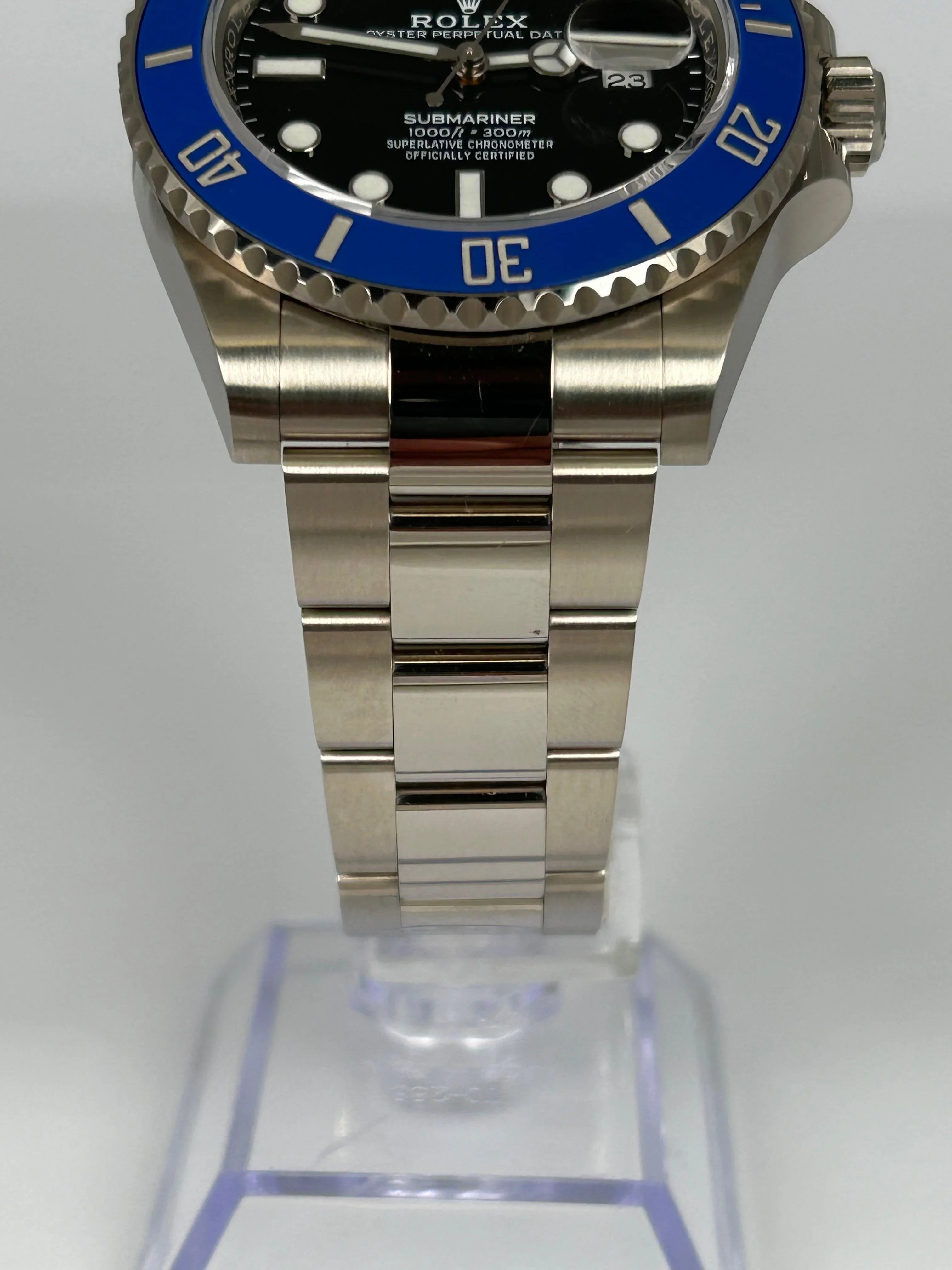 ROLEX SUBMARINER COOKIE MONSTER WHITE GOLD 126619LB