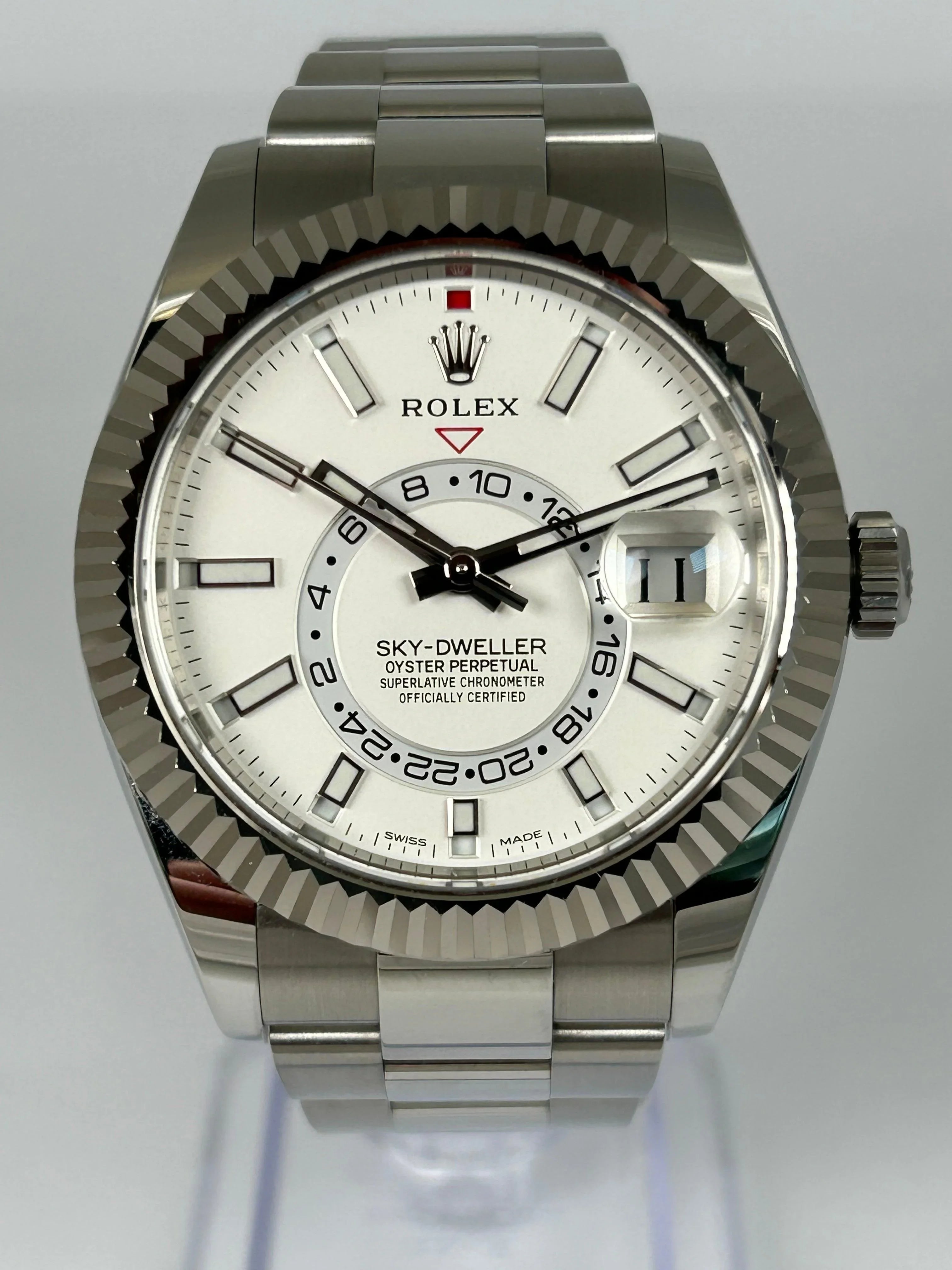 ROLEX SKY-DWELLER WHITE DIAL 326934
