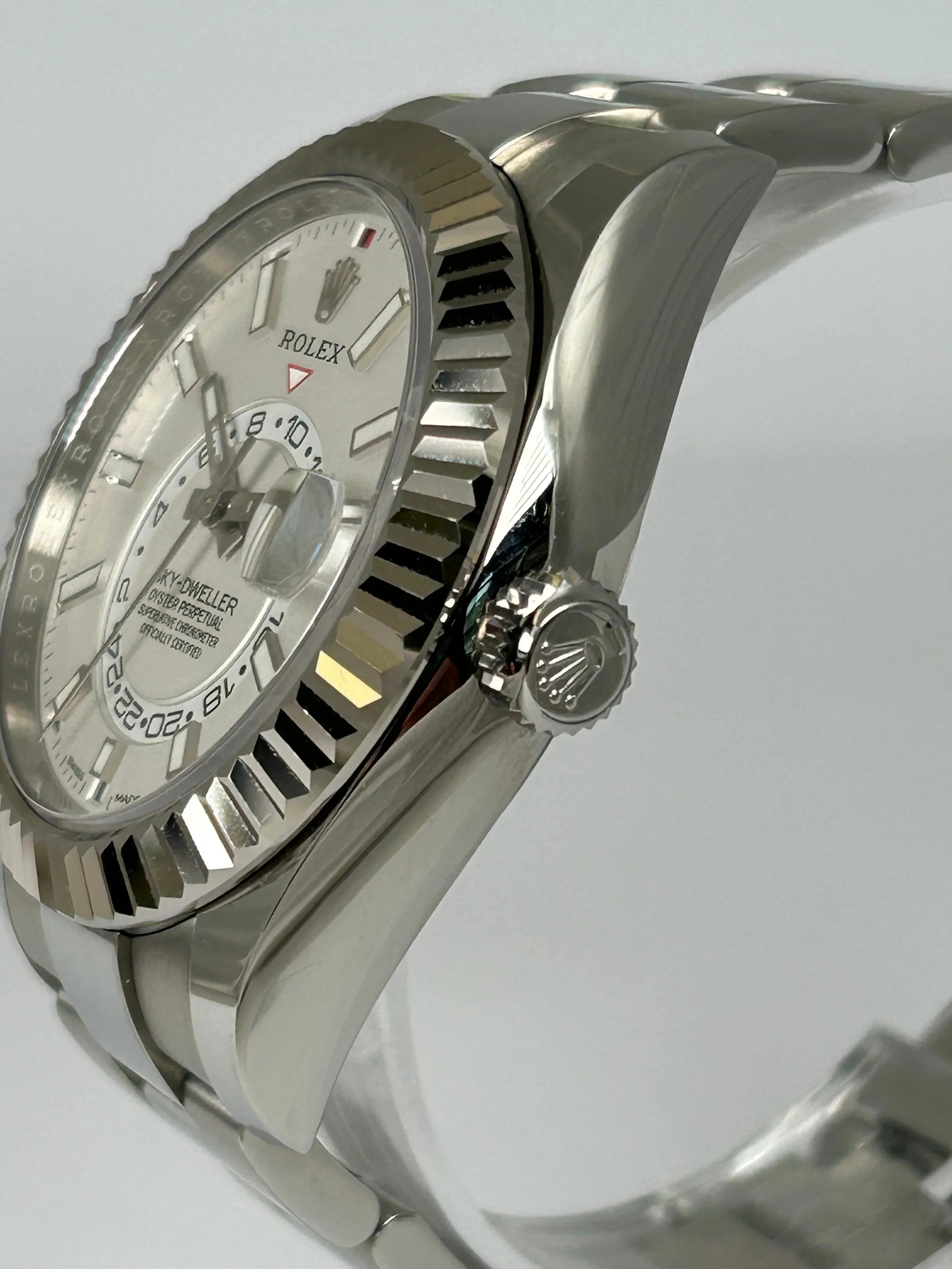 ROLEX SKY-DWELLER WHITE DIAL 326934