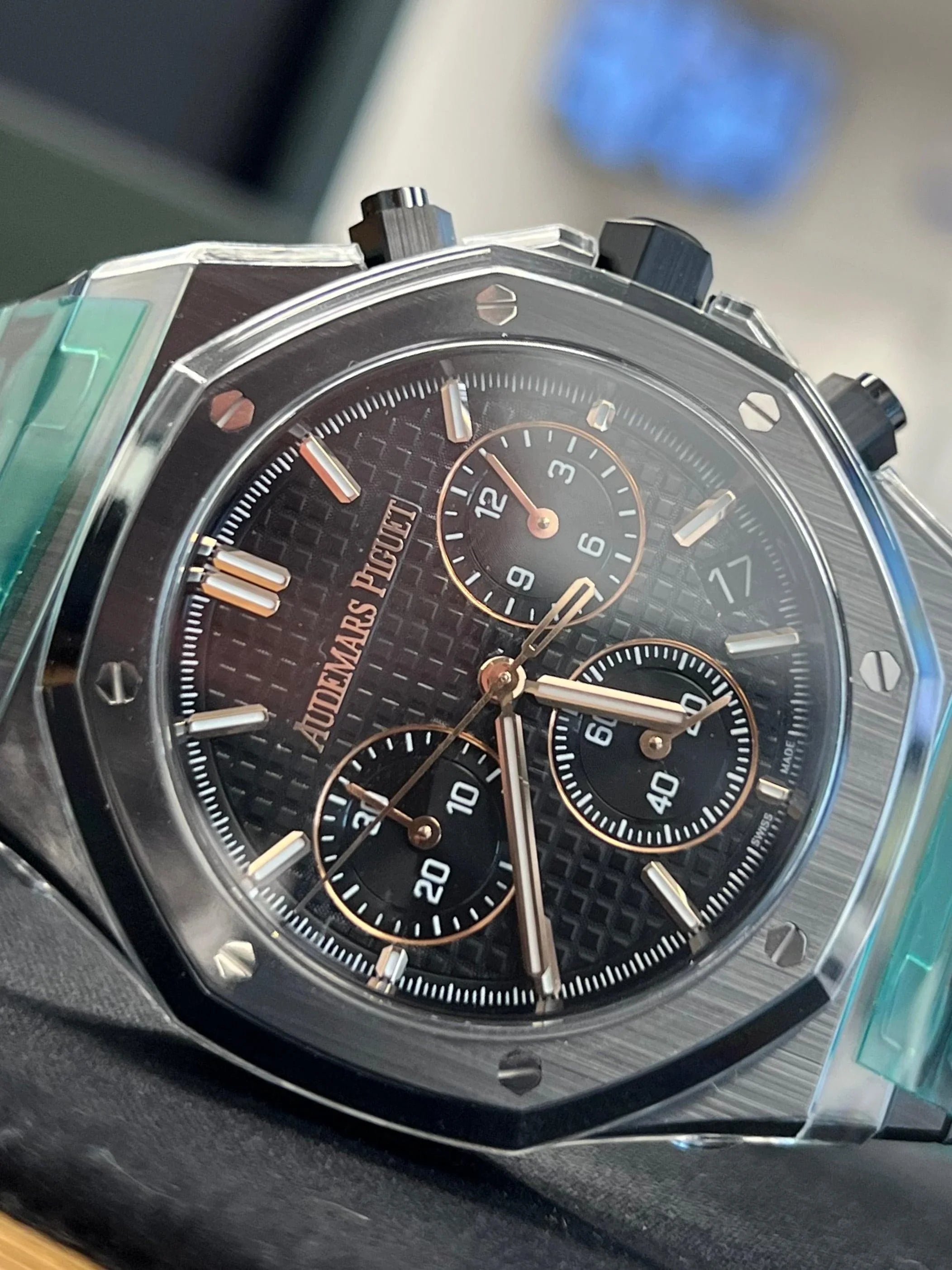 AUDEMARS PIGUET BLACK CERAMIC CHRONOGRAPH 26240CE
