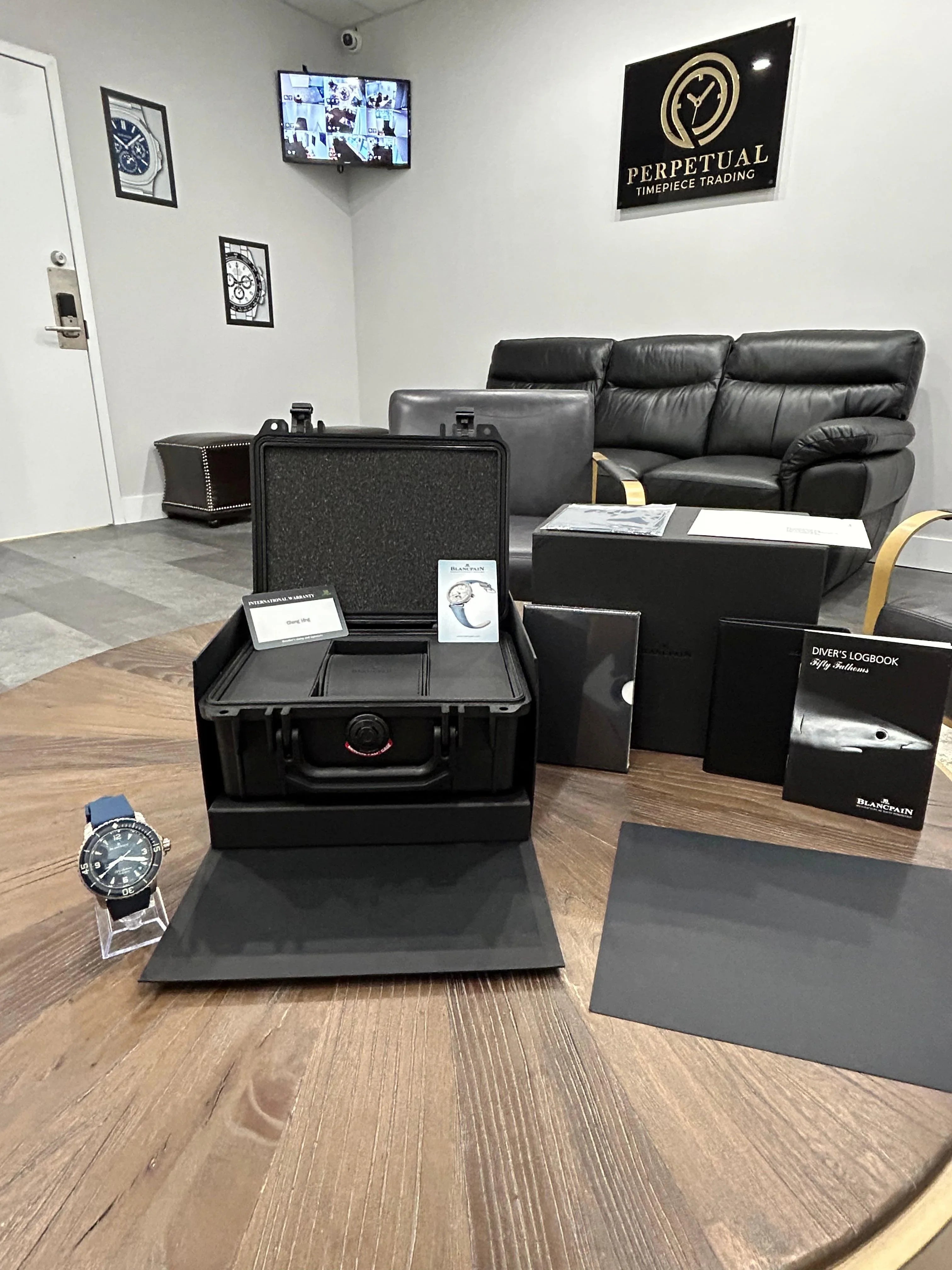 Blancpain Fifty Fathoms Automatique Blue 5015-12B40-52A