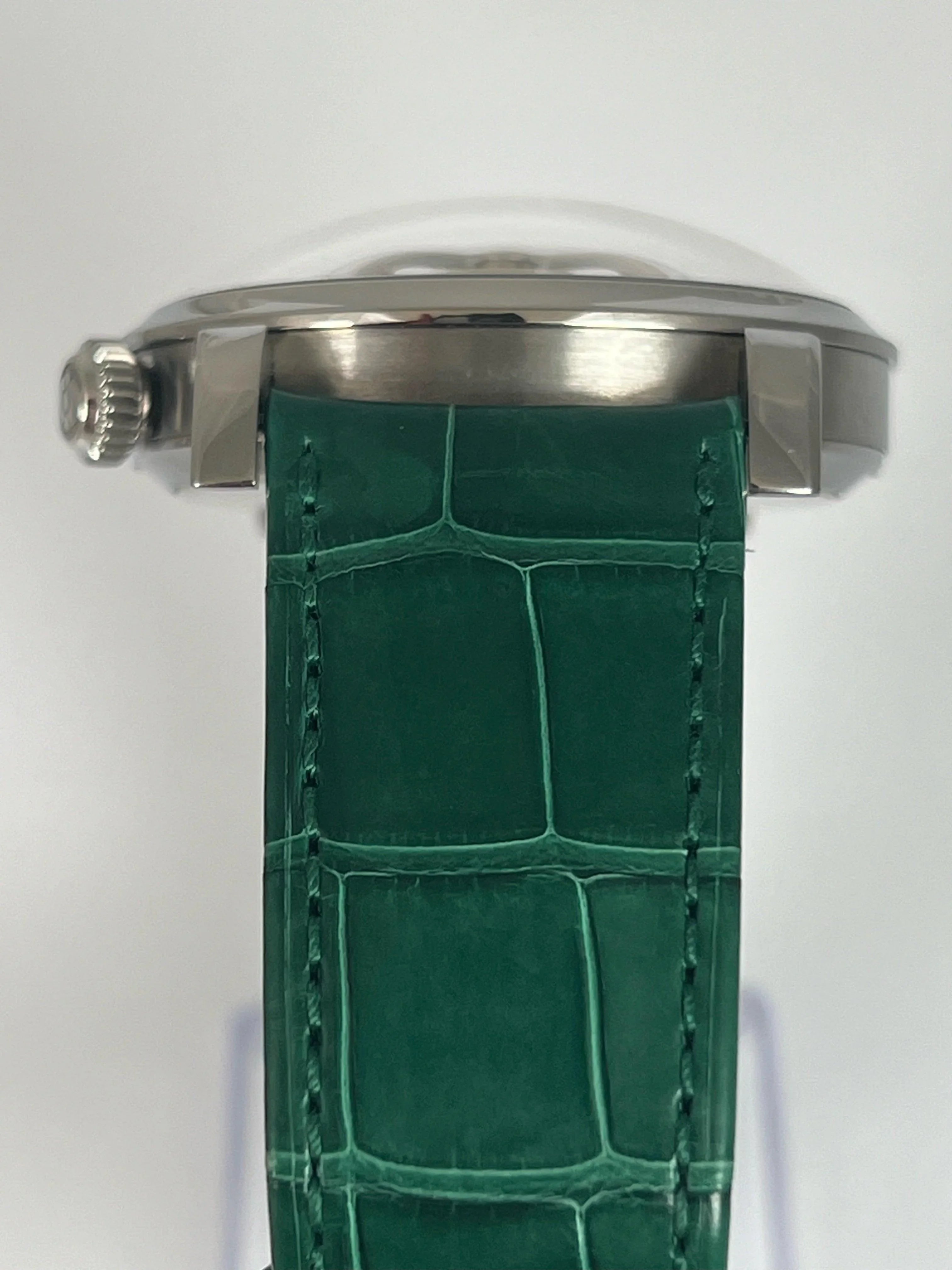 MB&F LEGACY MACHINE SPLIT ESCAPEMENT TITANIUM GREEN DIAL 33 MADE