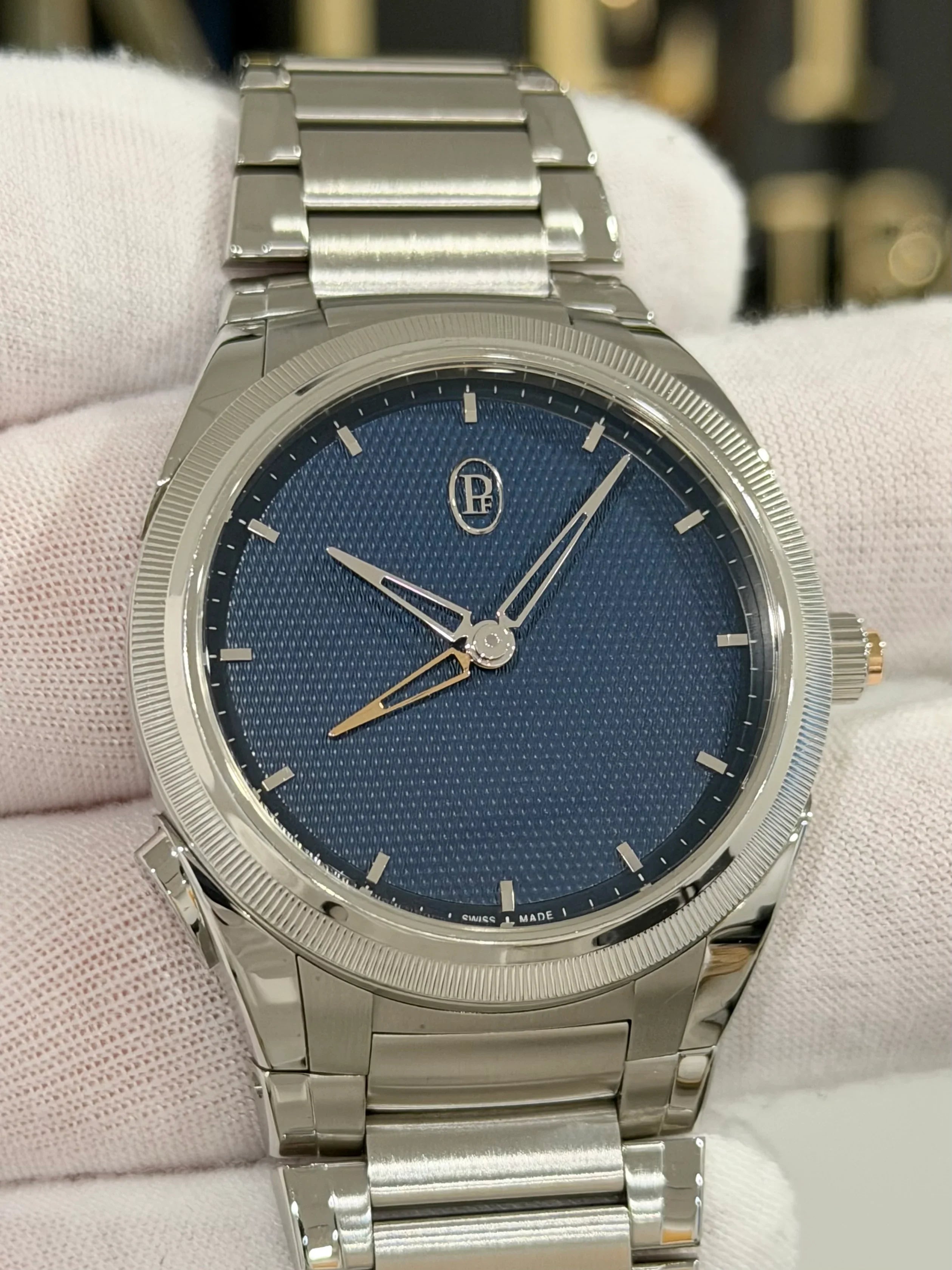 PARMIGIANI FLEURIER TONDA PF GMT RATTRAPANTE BLUE PFC905