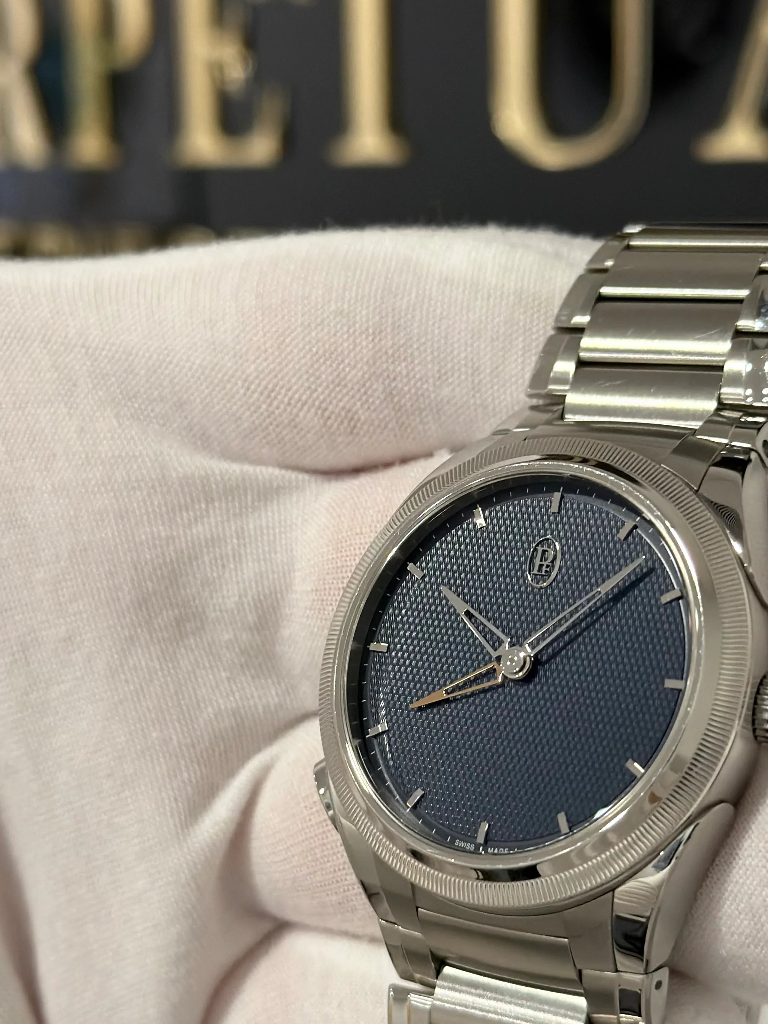 PARMIGIANI FLEURIER TONDA PF GMT RATTRAPANTE BLUE PFC905