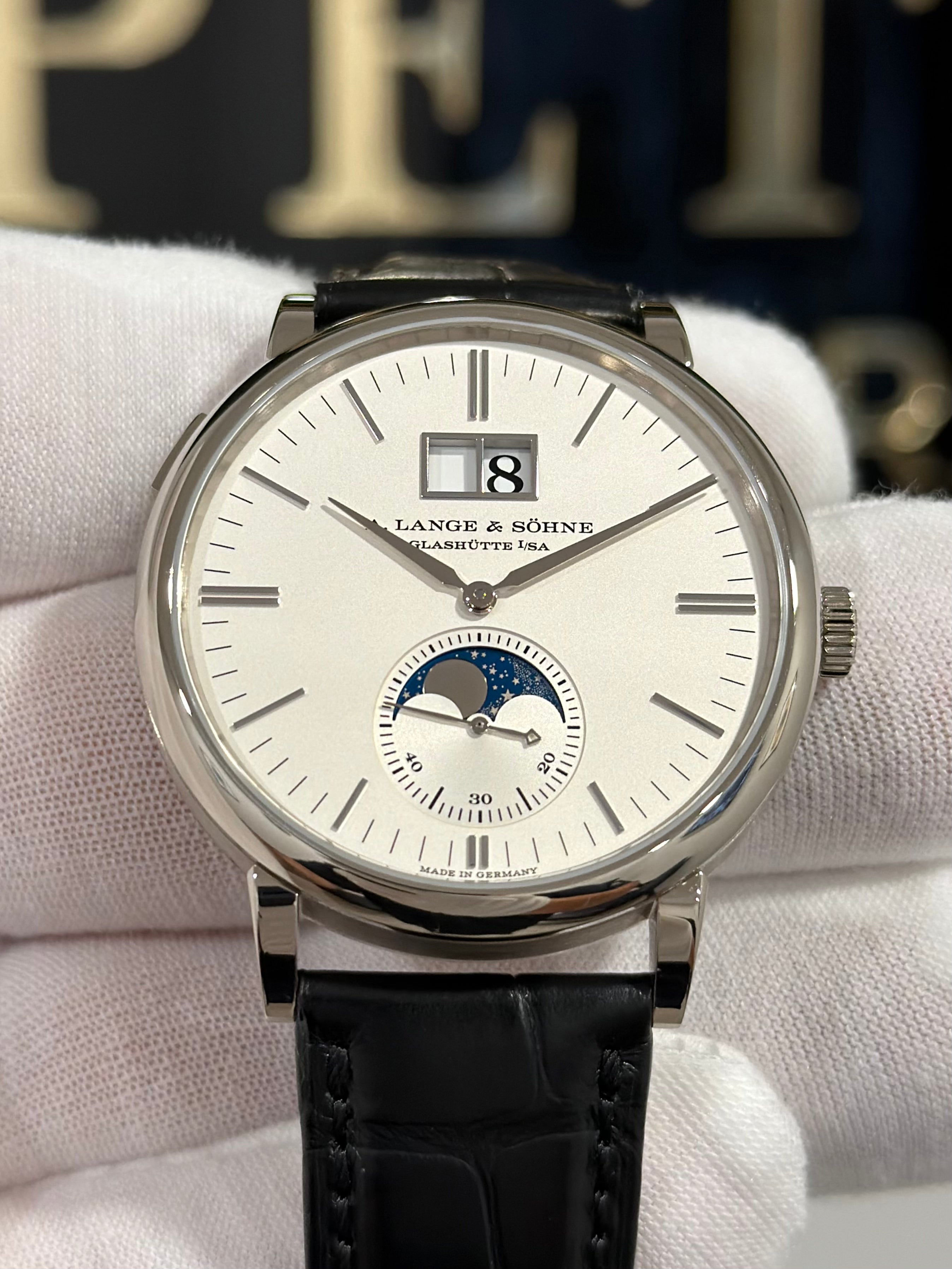 A.LANGE & SOHNE SAXONIA MOON PHASE 384.026