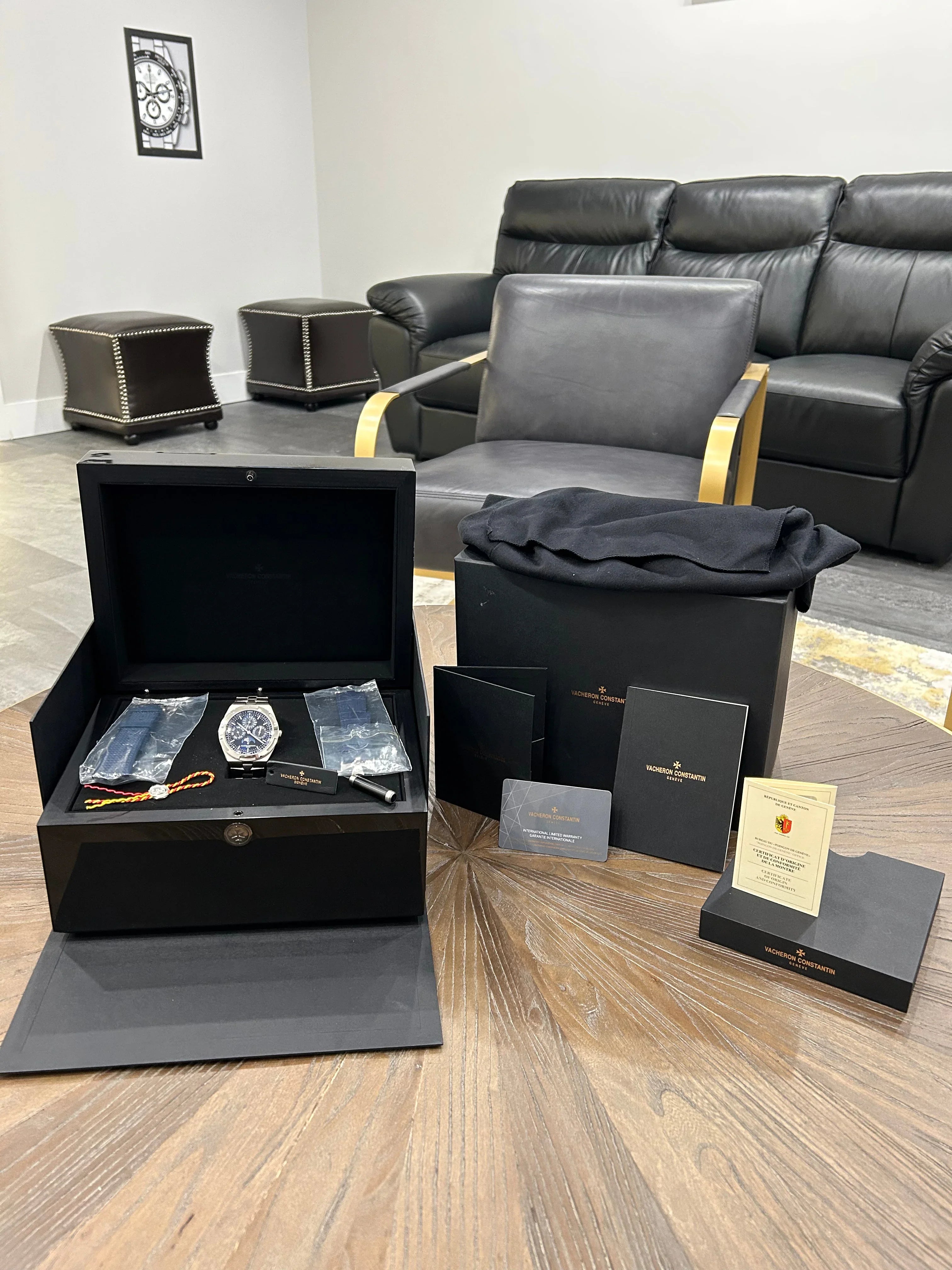 VACHERON CONSTANTIN PERPETUAL CALENDAR BLUE ULTRA-THIN 4300V/120G-B945