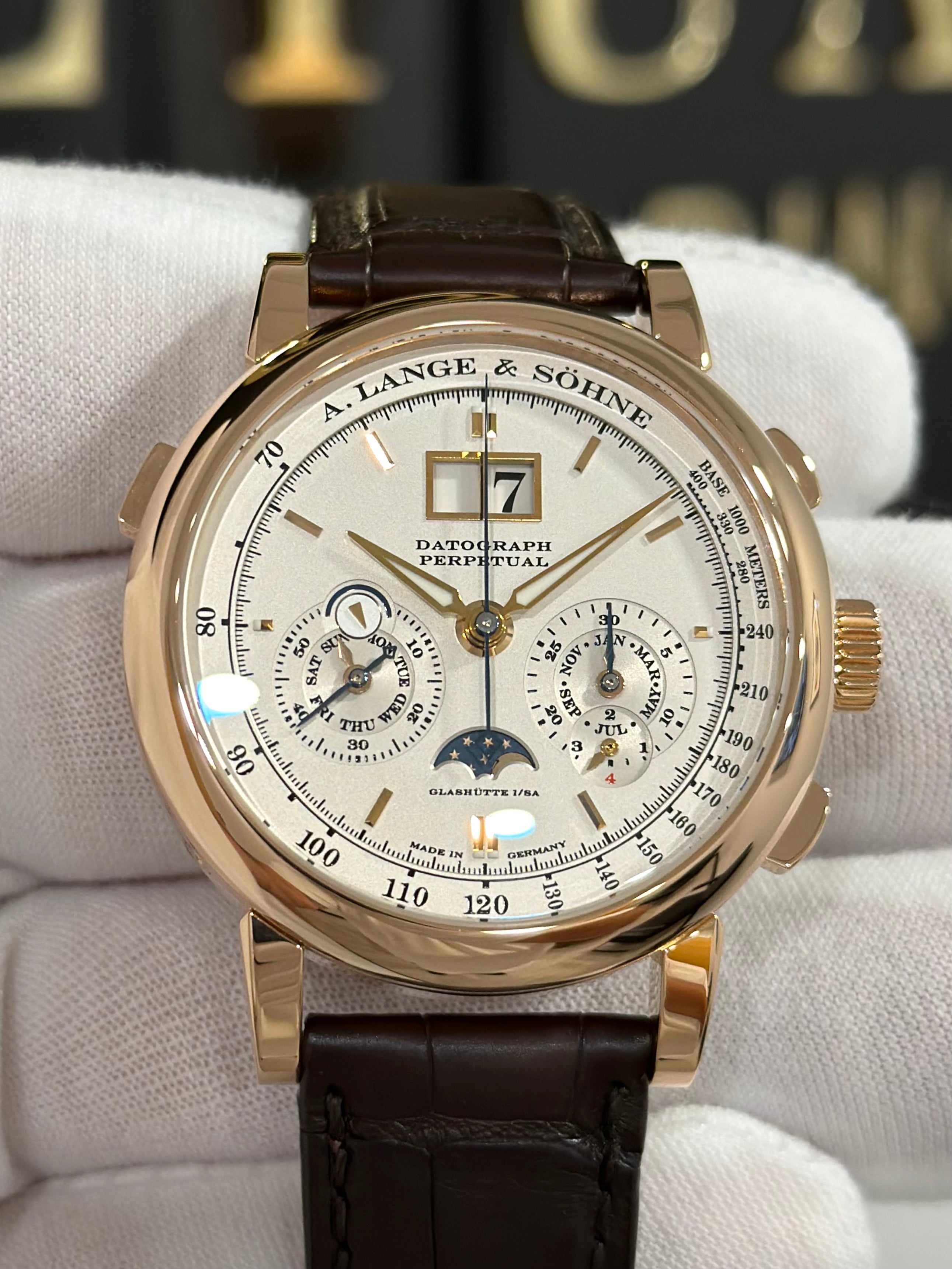 A. LANGE & SOHNE DATOGRAPH PERPETUAL ROSE GOLD 410.032