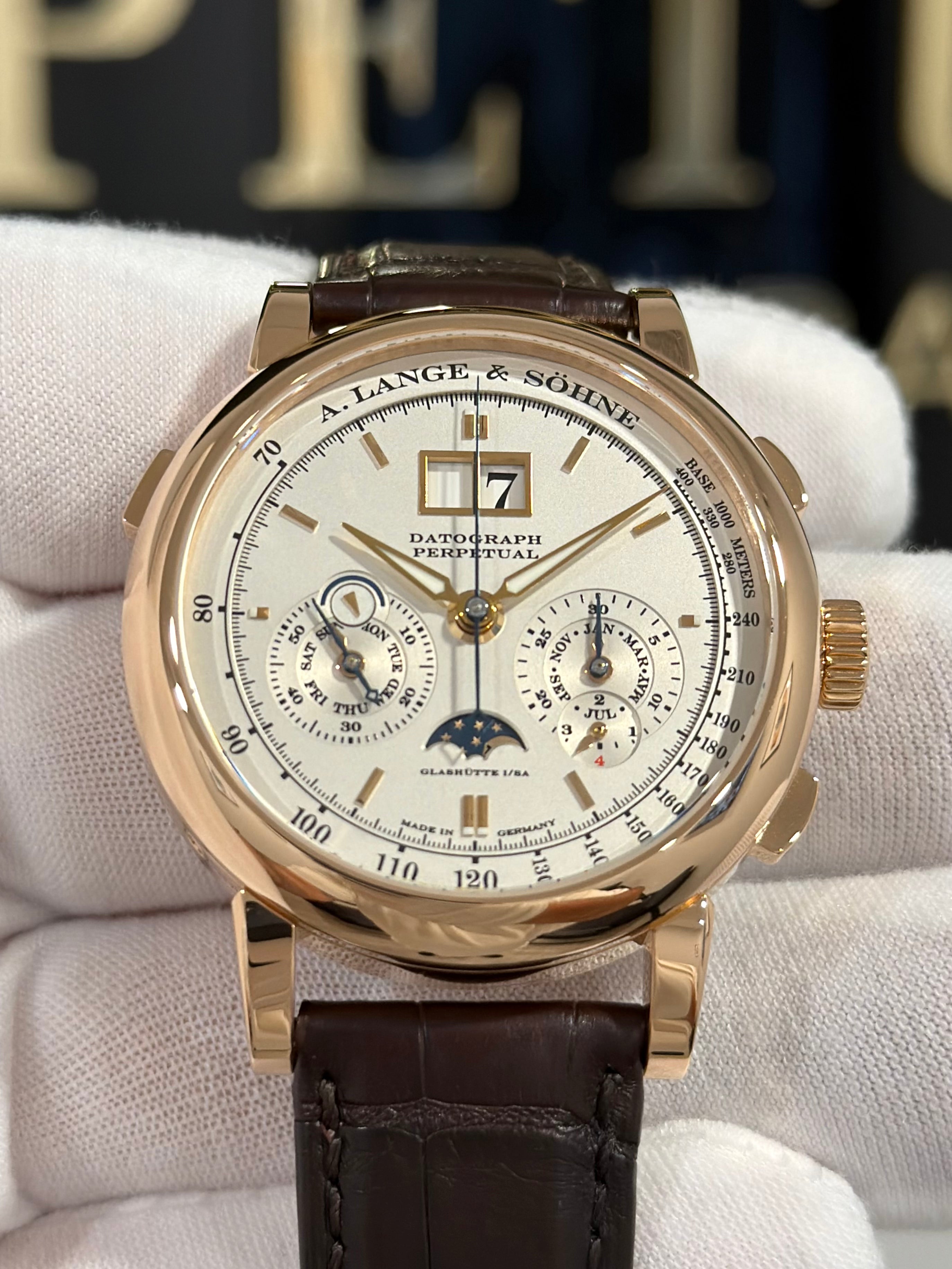 A. LANGE & SOHNE DATOGRAPH PERPETUAL ROSE GOLD 410.032
