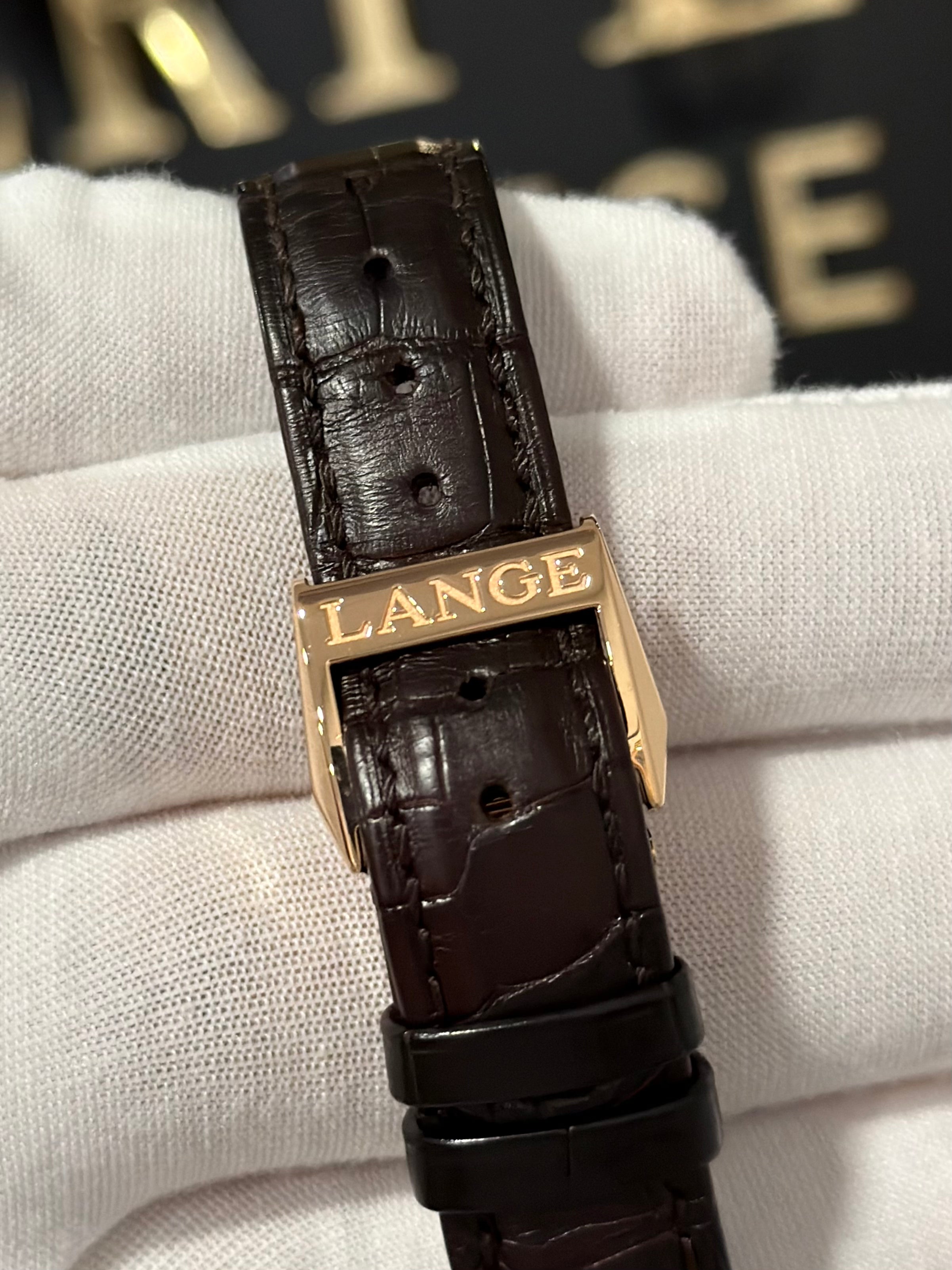 A. LANGE & SOHNE DATOGRAPH PERPETUAL ROSE GOLD 410.032