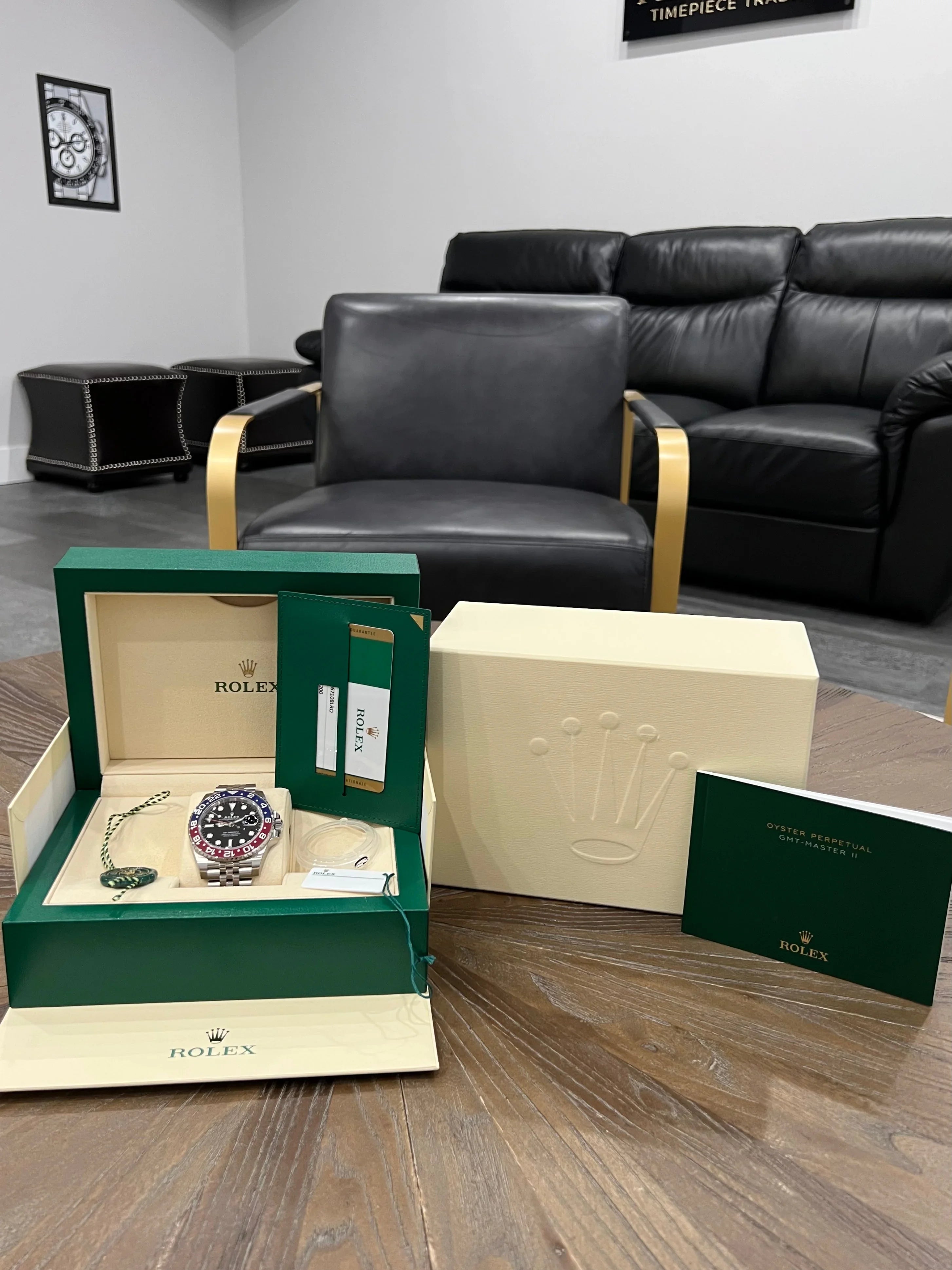 ROLEX GMT MASTER 2 PEPSI JUBILEE 126710BLRO