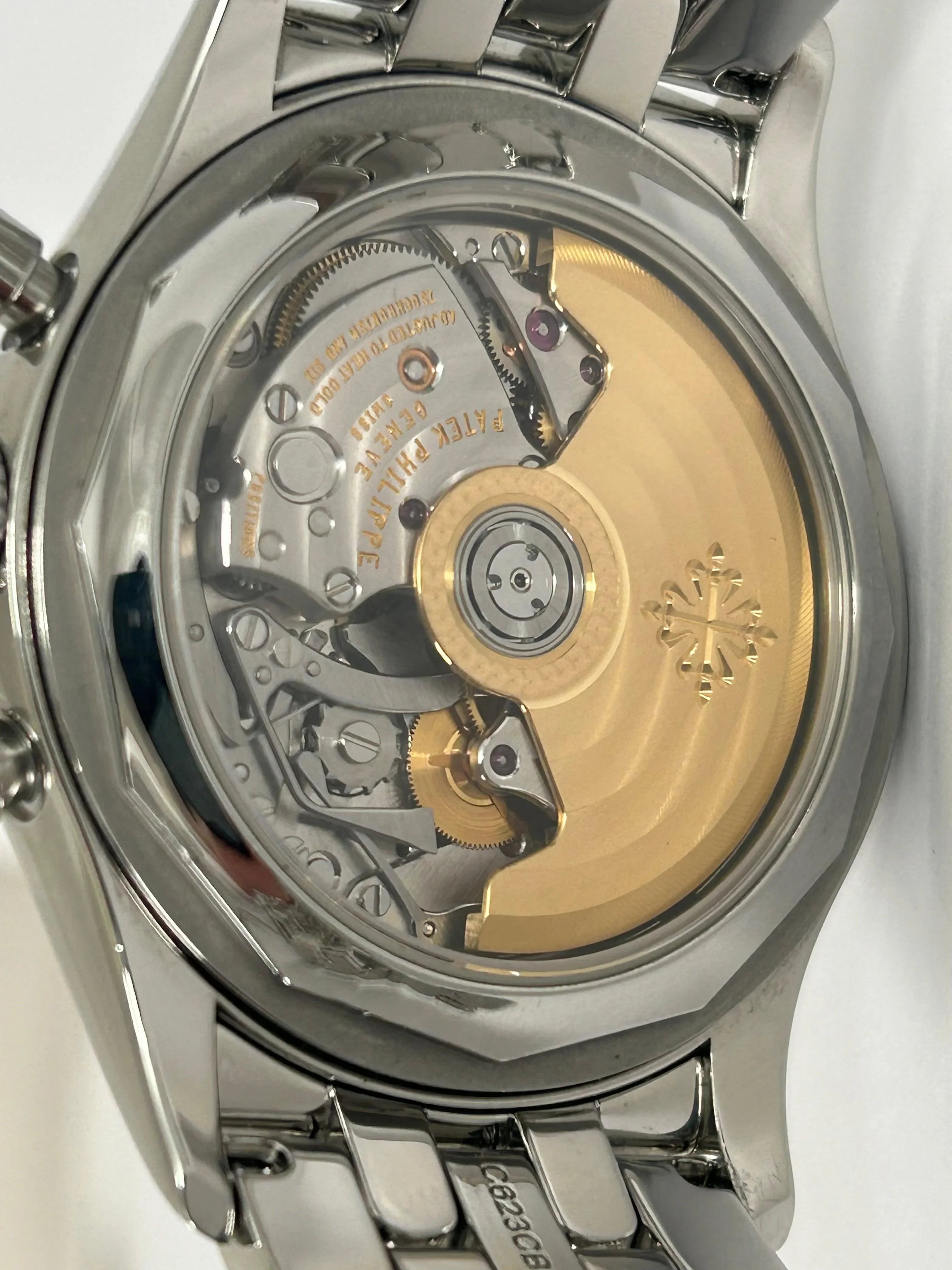 PATEK PHILIPPE FLYBACK CHRONOGRAPH ANNUAL CALENDAR WHITE DIAL 5960/1A