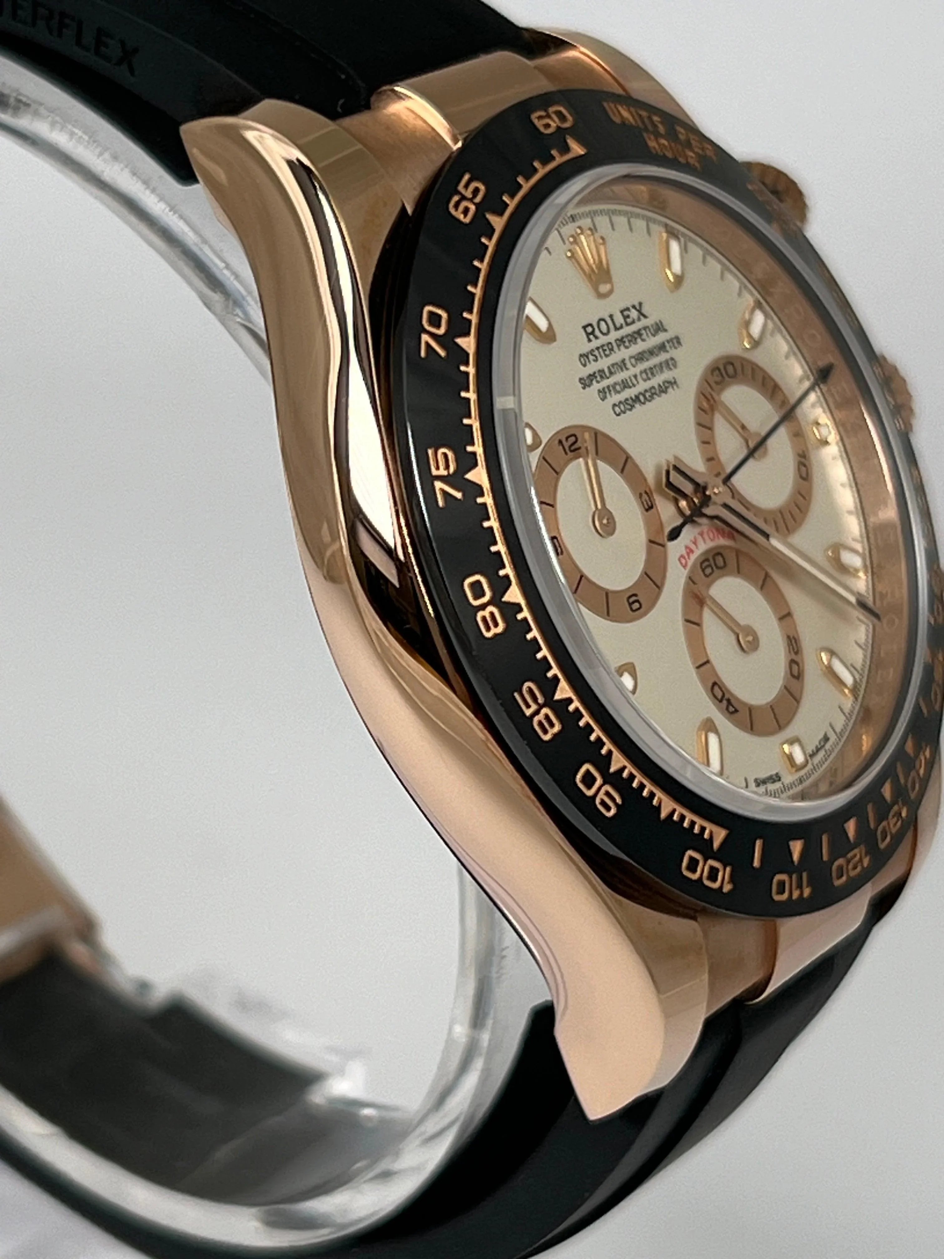 ROLEX DAYTONA IVORY OYSTERFLEX 116515LN