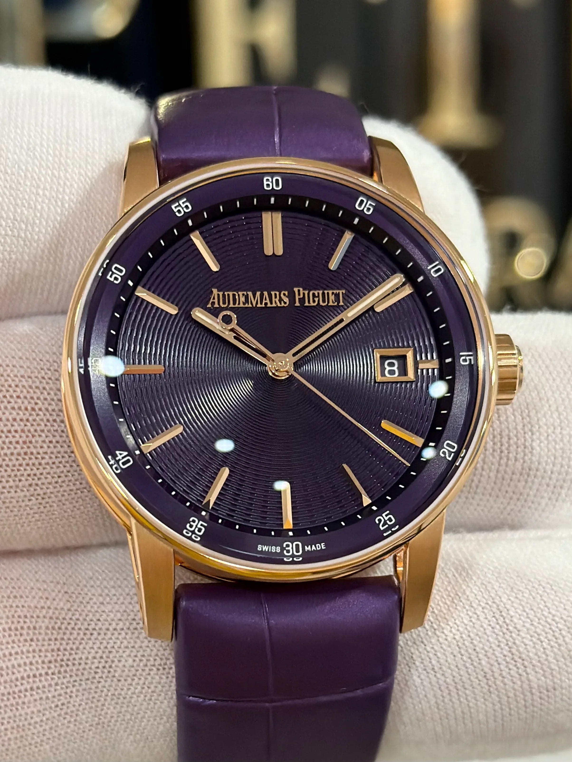 AUDEMARS PIGUET CODE 11.59 PURPLE ROSE GOLD 77410OR
