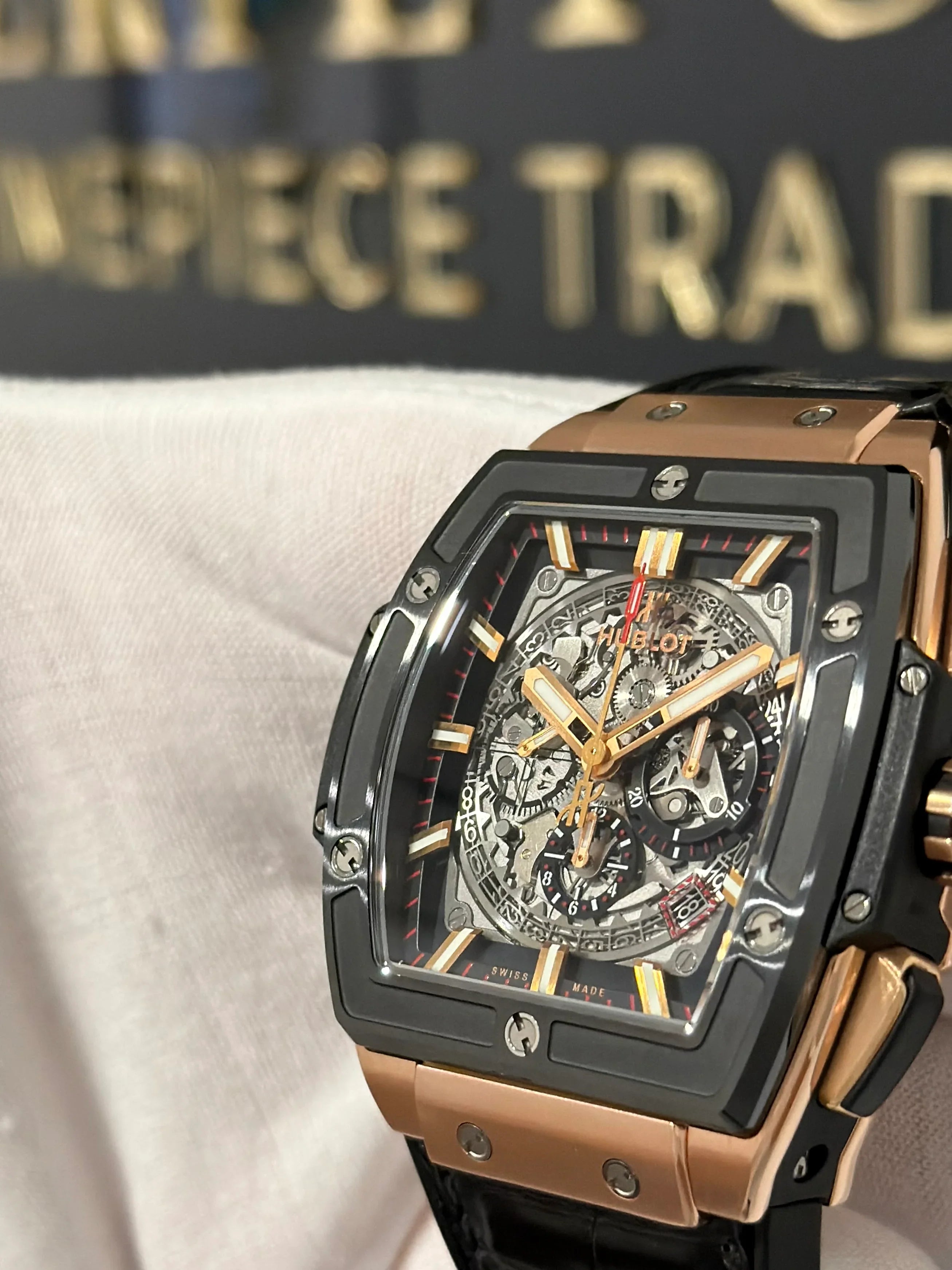 HUBLOT SPIRIT OF BIG BANG ROSE GOLD CERAMIC 601.OM.0183.LR