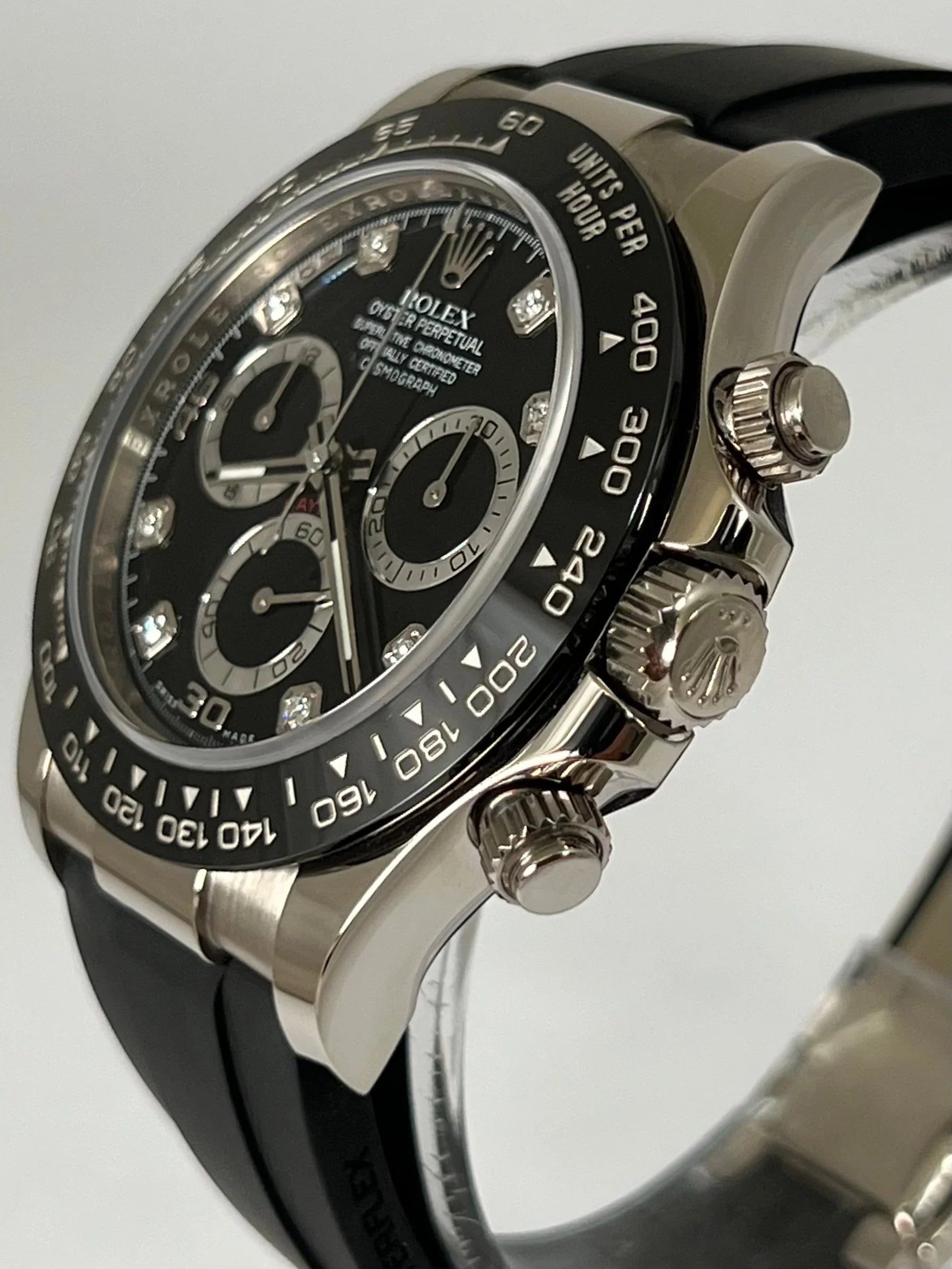 ROLEX DAYTONA BLACK DIAMOND OYSTERFLEX 116519LN