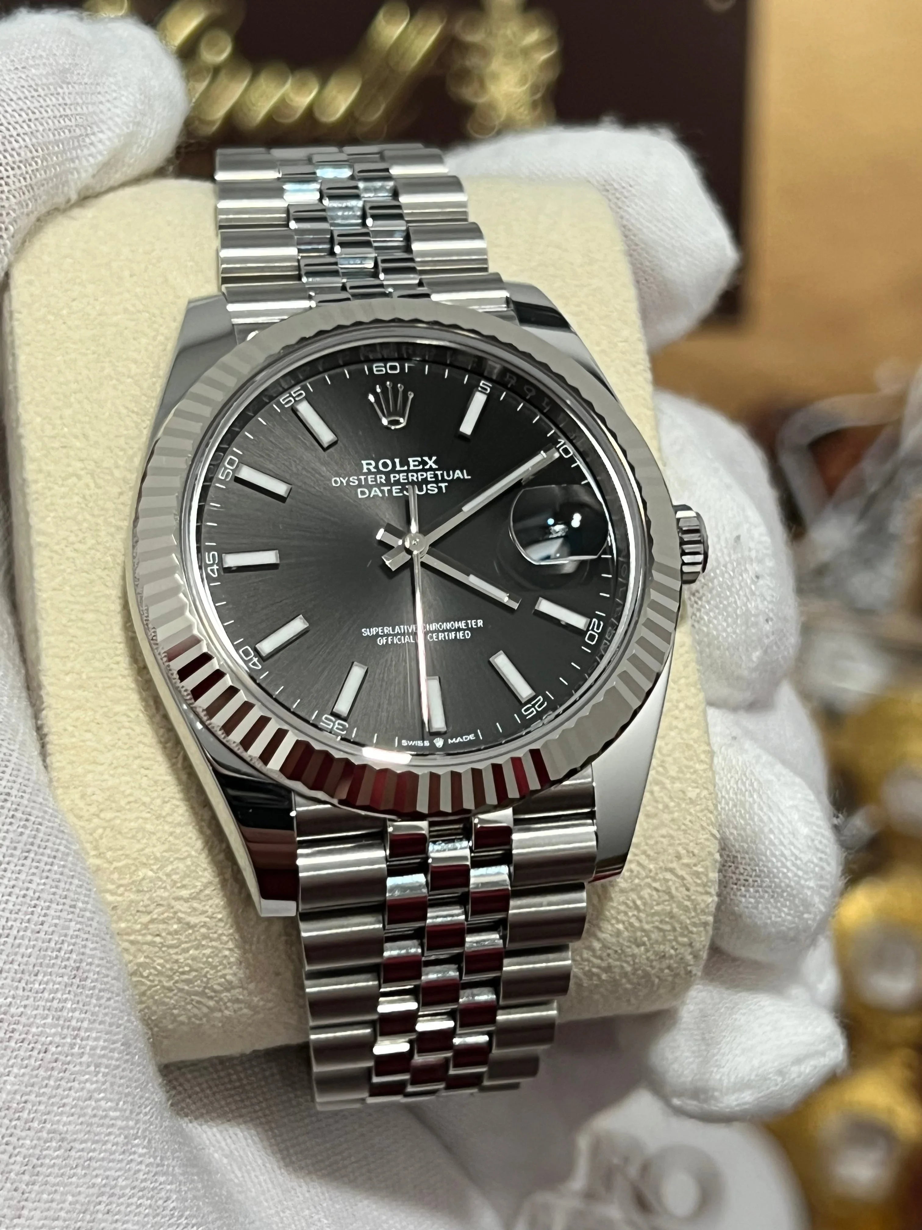 ROLEX DATEJUST 41 BLACK JUBILEE 126334