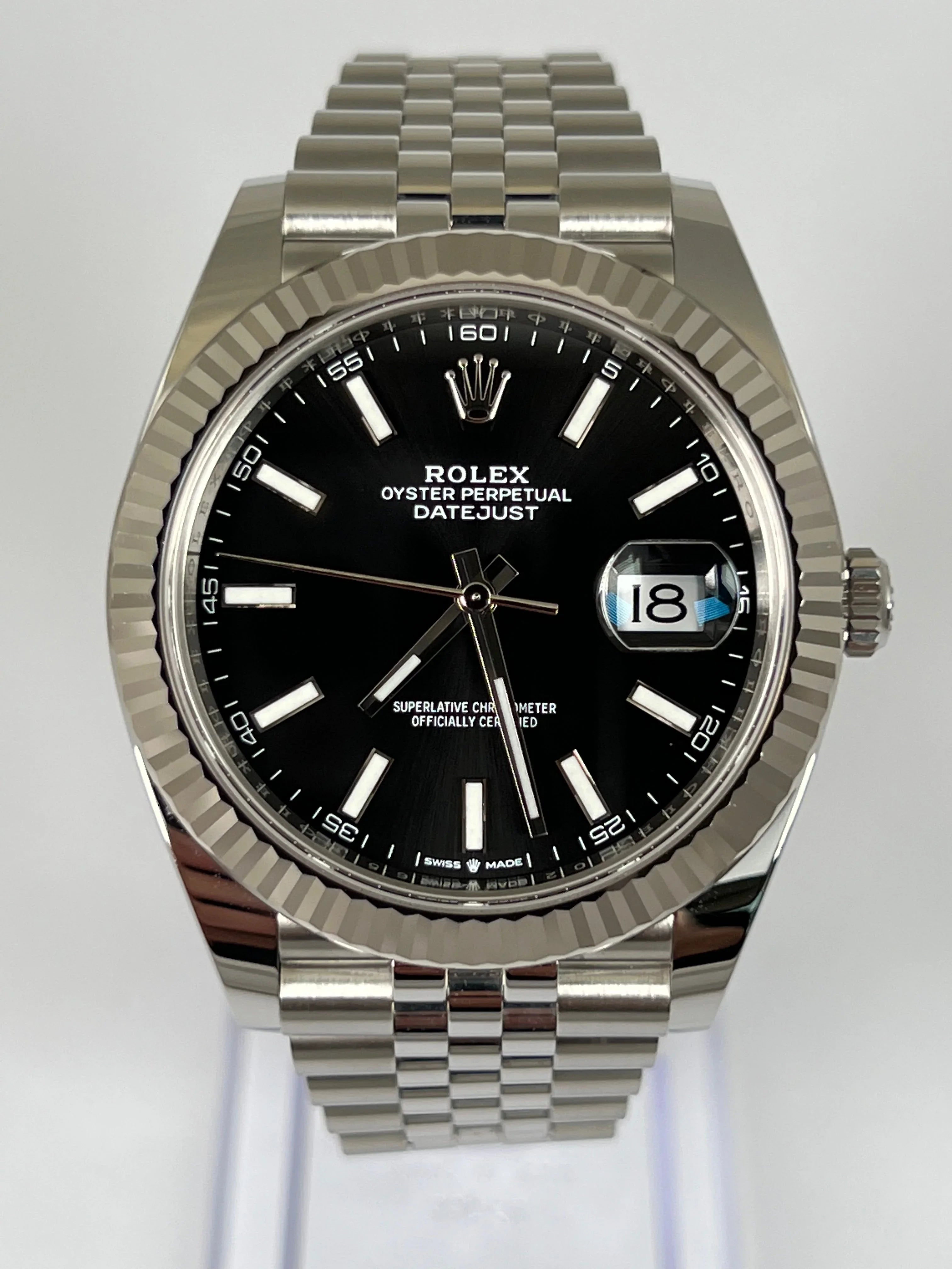 ROLEX DATEJUST 41 BLACK JUBILEE 126334