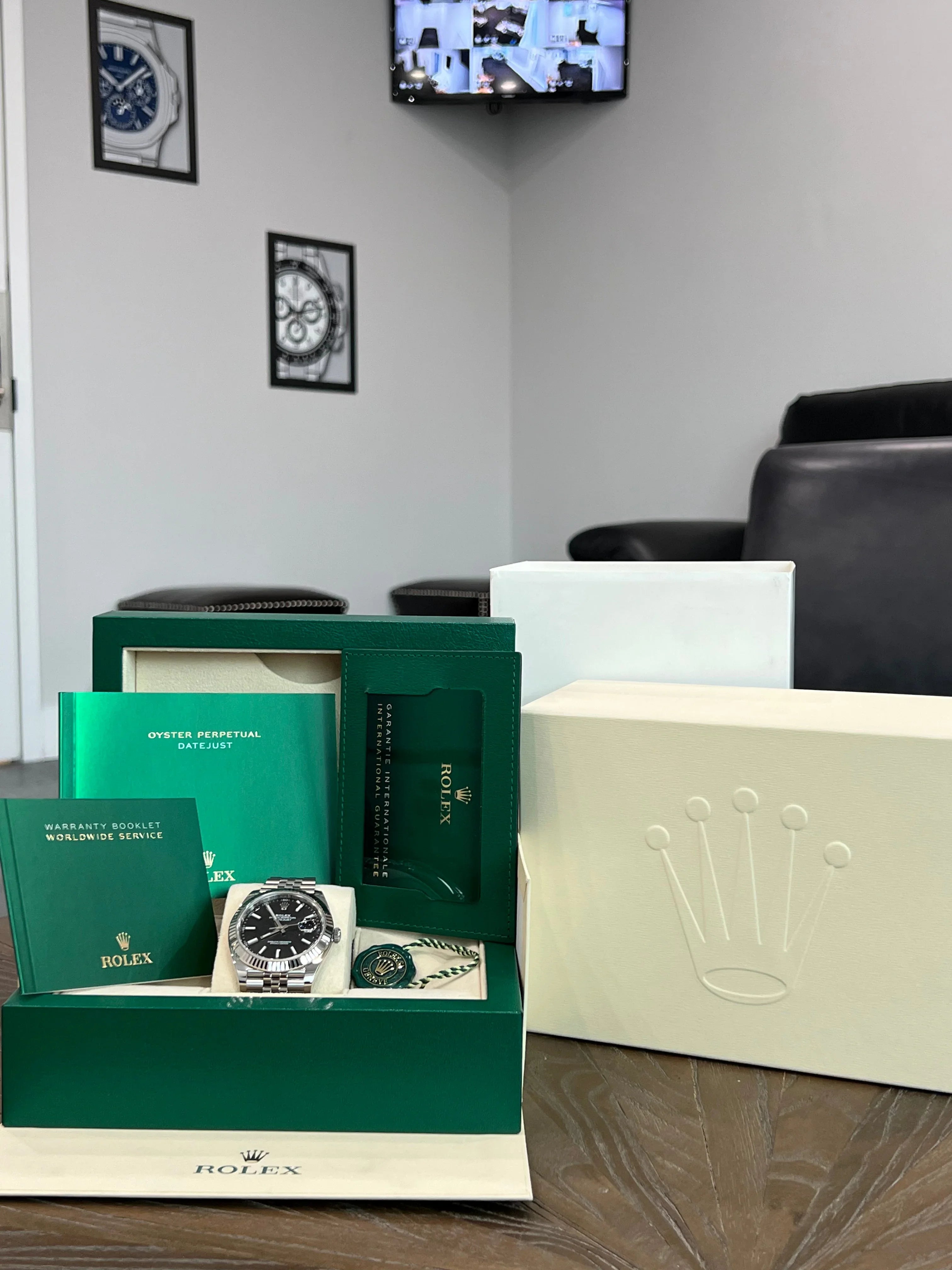 ROLEX DATEJUST 41 BLACK JUBILEE 126334