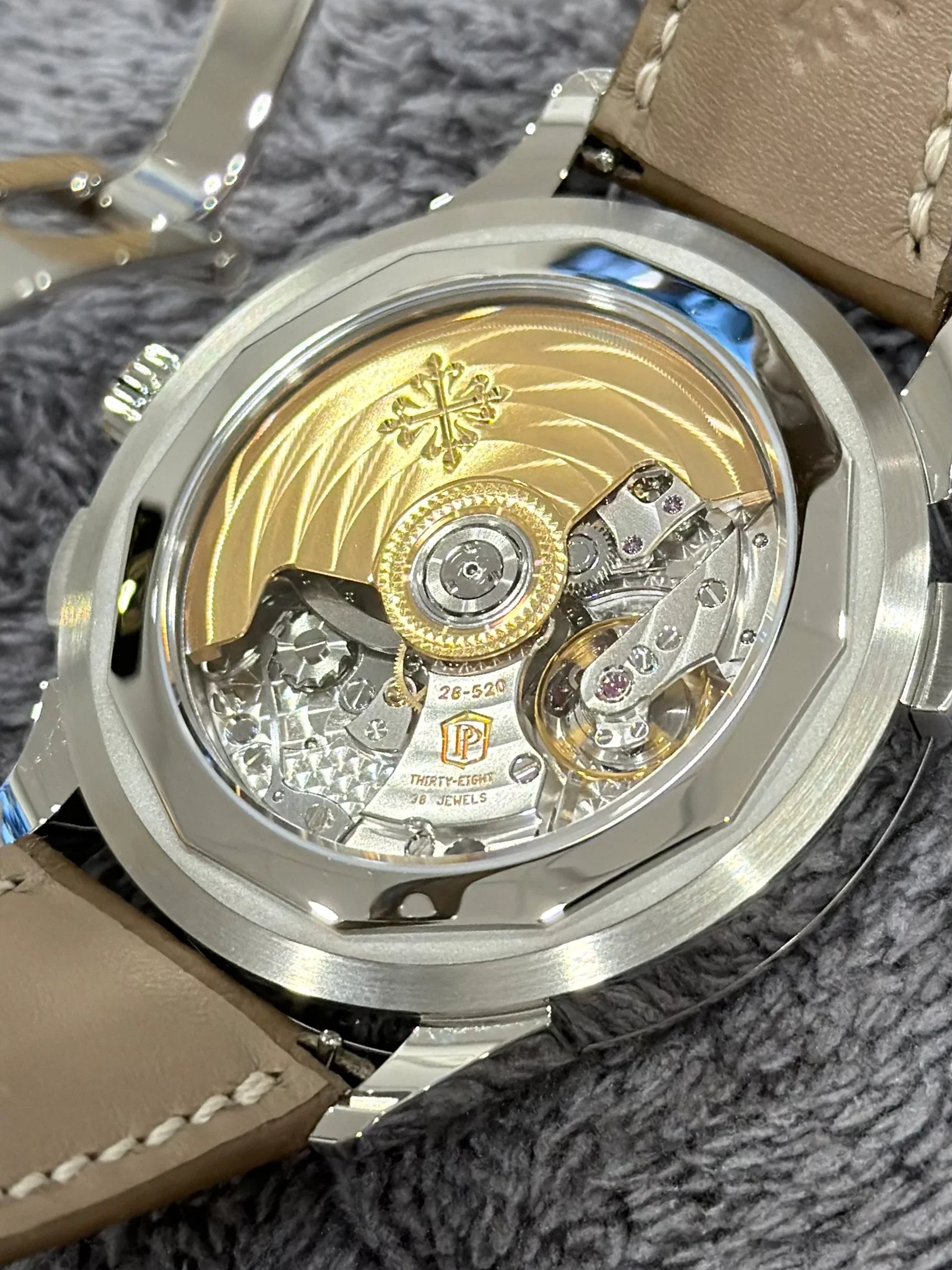 PATEK PHILIPPE WORLD TIME FLYBACK CHRONOGRAPH SALMON 5935A