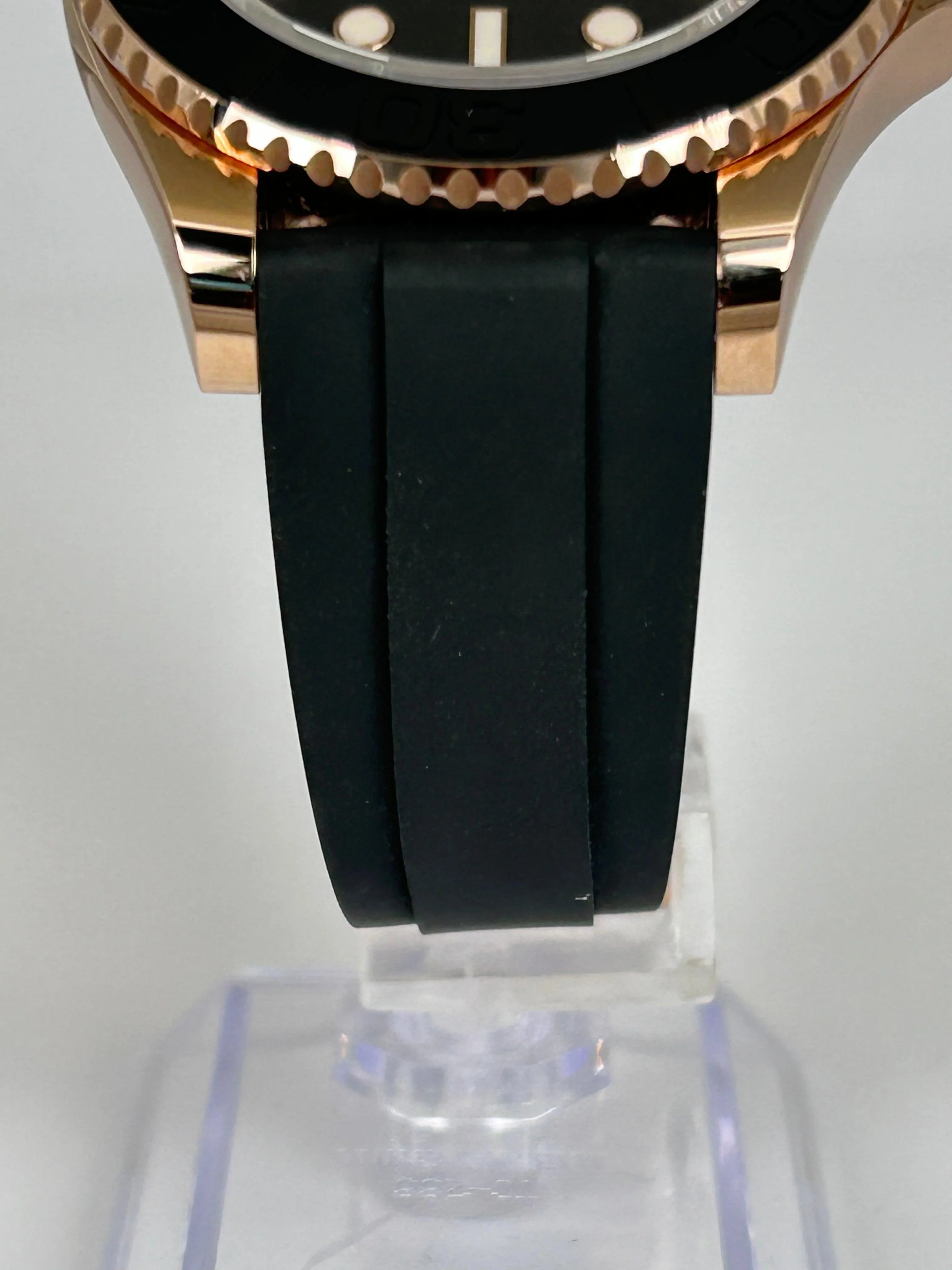 ROLEX YACHT MASTER 40MM ROSE GOLD OYSTER FLEX 126655