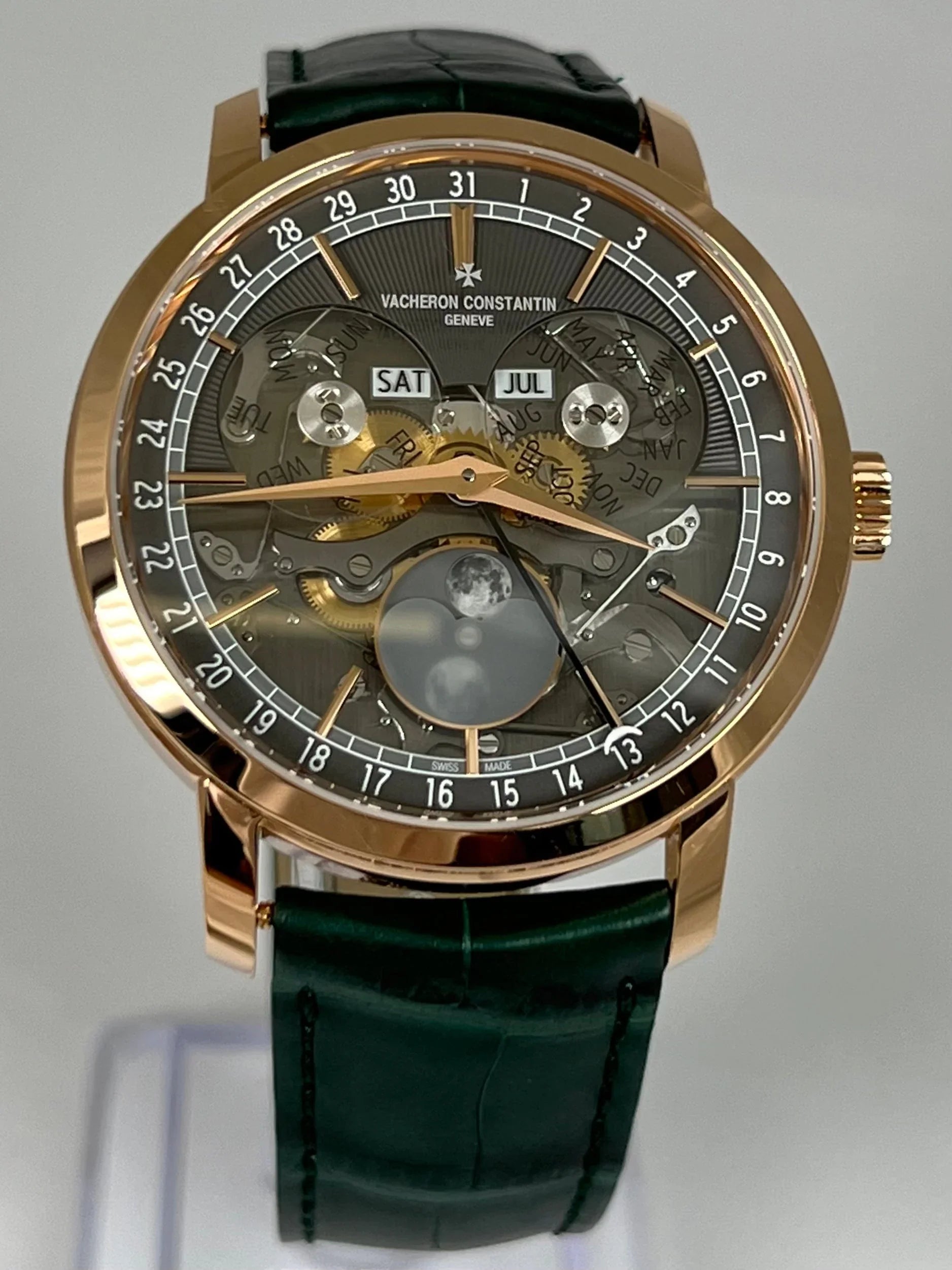 VACHERON CONSTANTIN COMPLETE CALENDAR OPENFACE 4020T/000R-B654