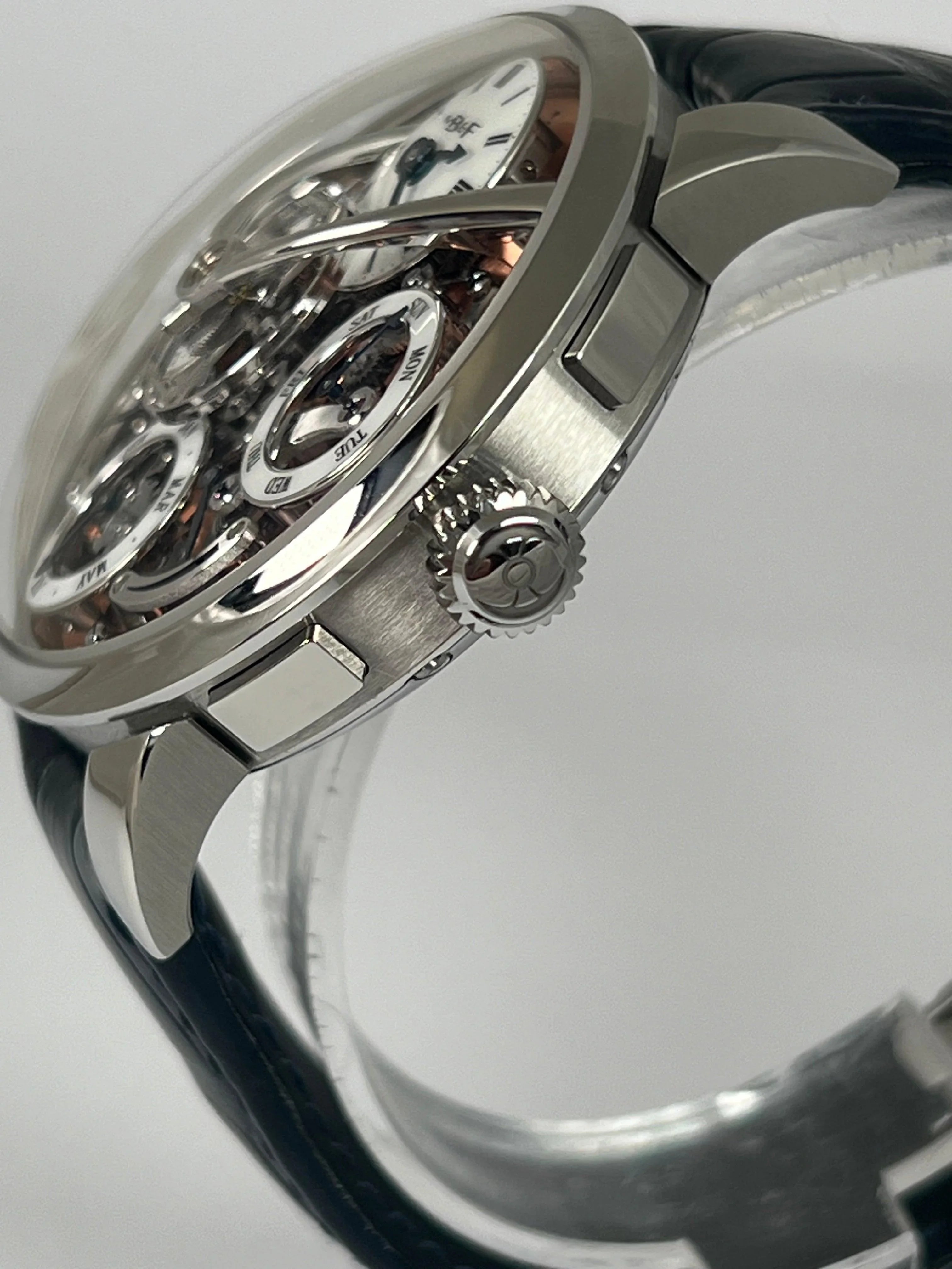 MB&F LM PERPETUAL CALENDAR SALMON STAINLESS STEEL 03.SL.S