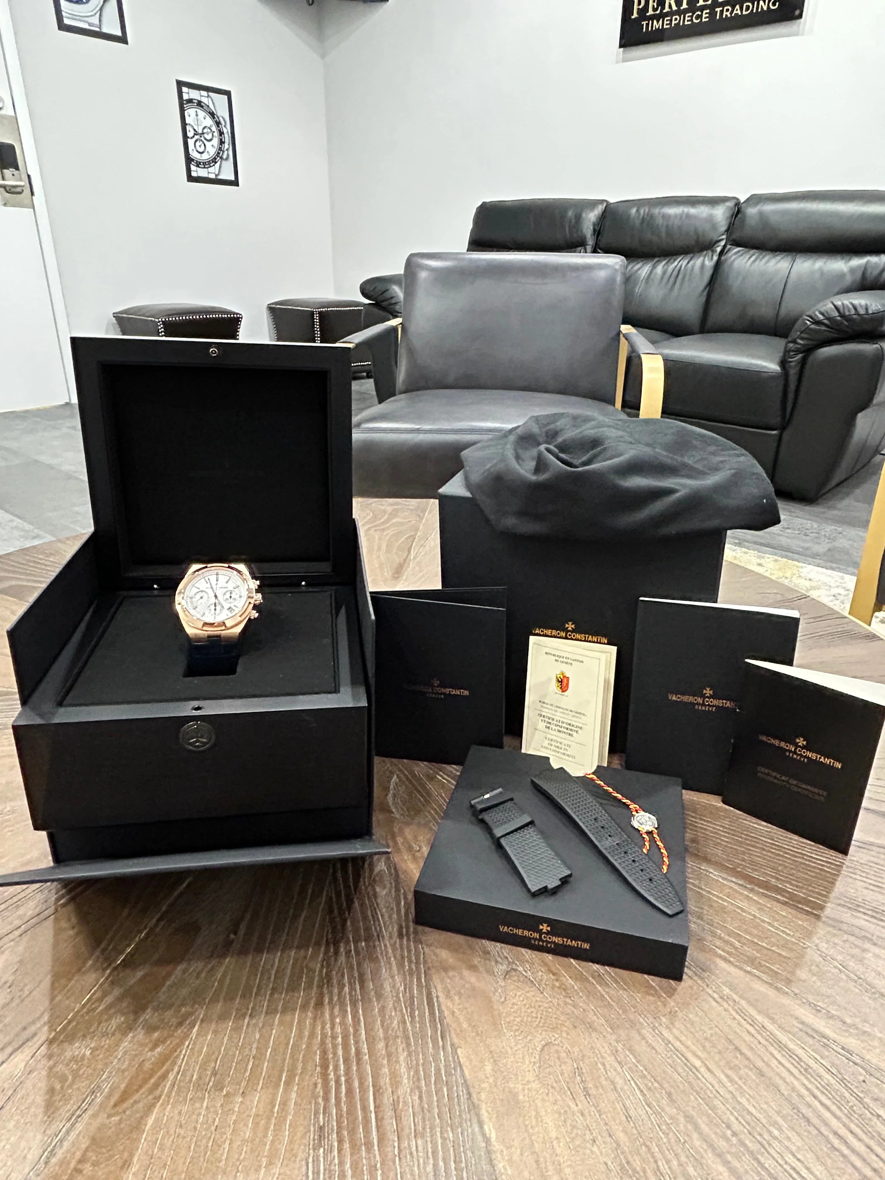 Vacheron Constantin Overseas Chronograph 5500v Rose Gold