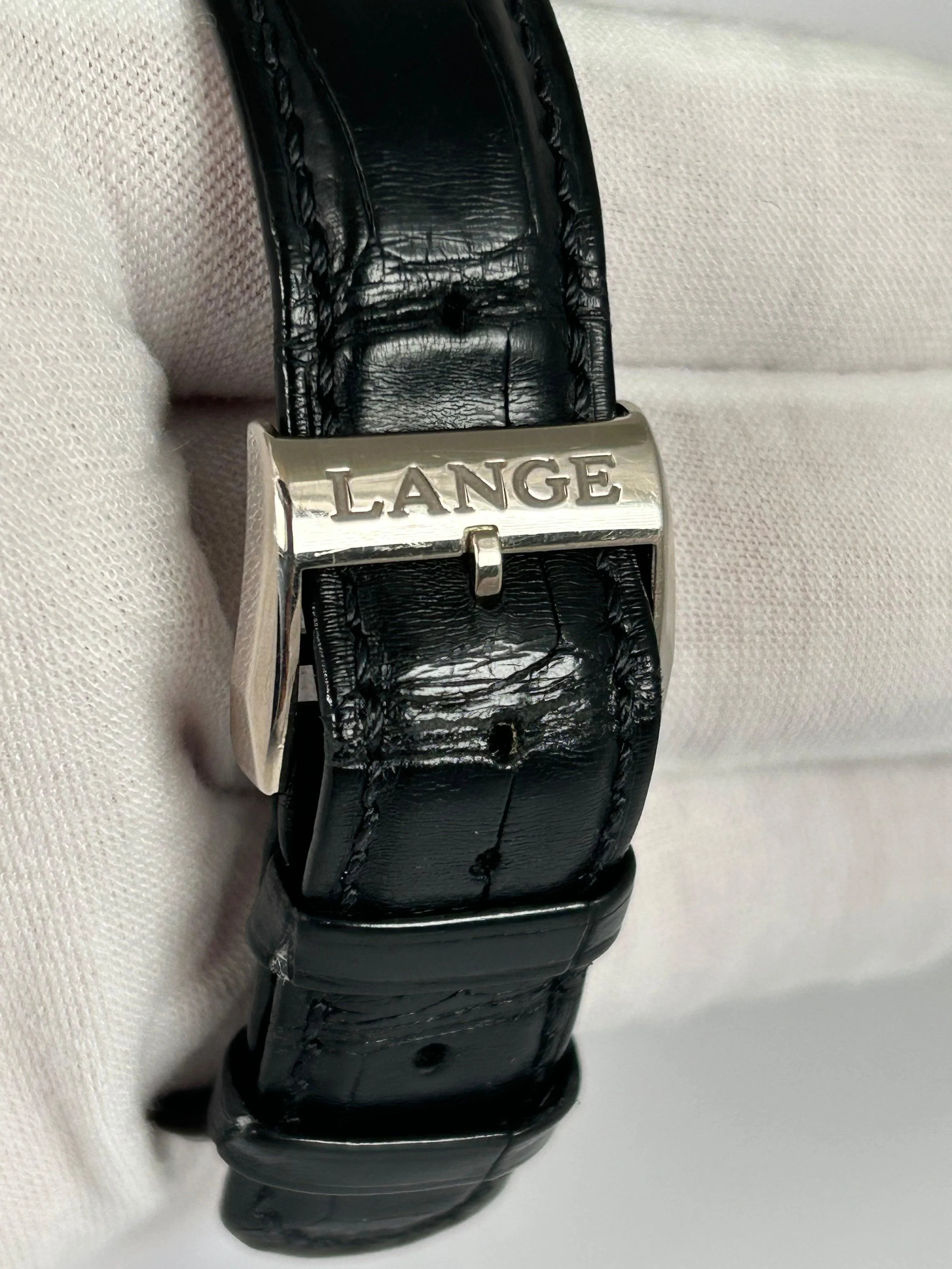 A. LANGE & SOHNE ZEITWERK WHITE GOLD BLACK TUXEDO  140.029