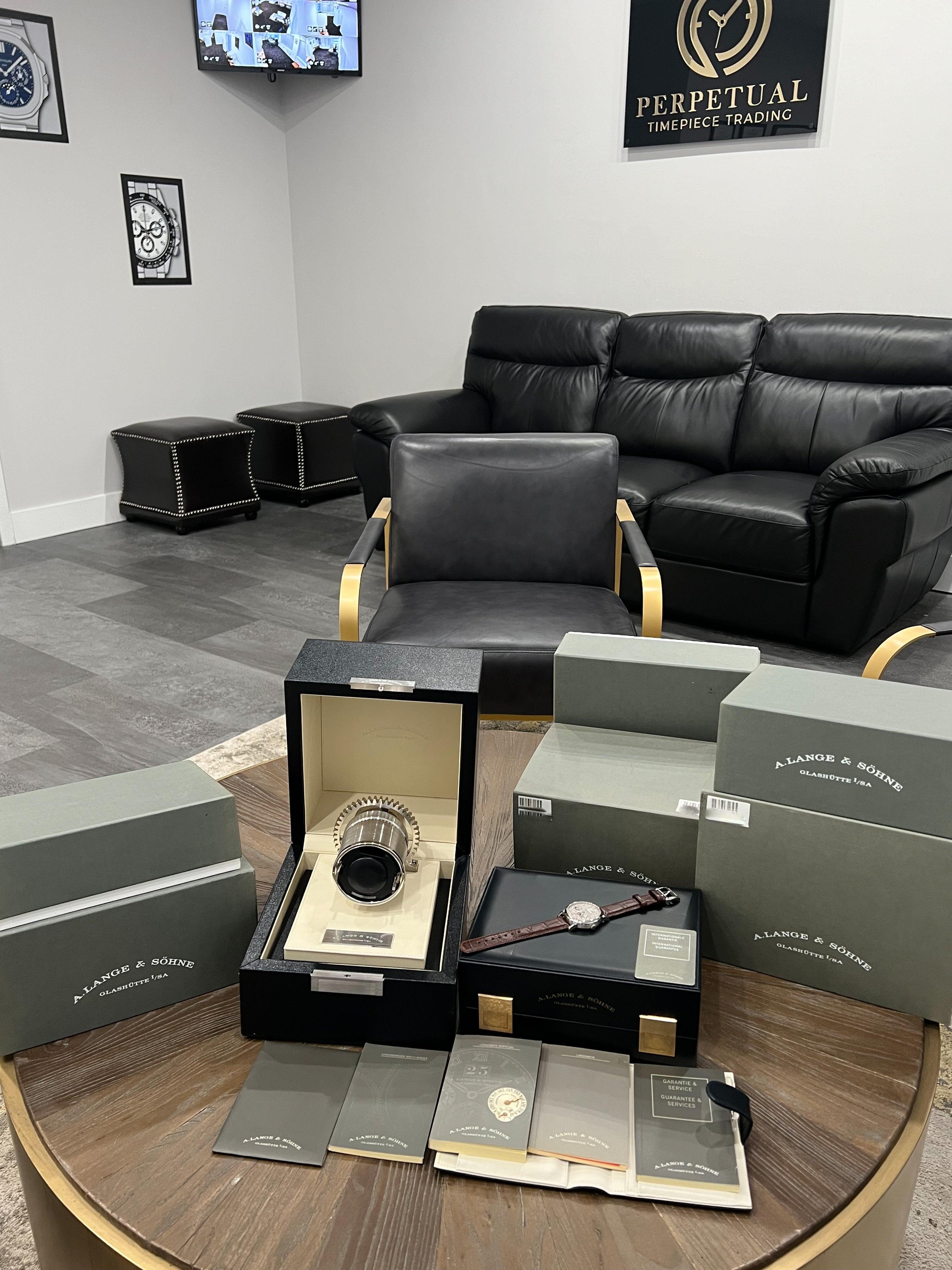 A. LANGE & SOHNE LANGEMATIK PERPETUAL CALENDAR PLATINUM 310.025