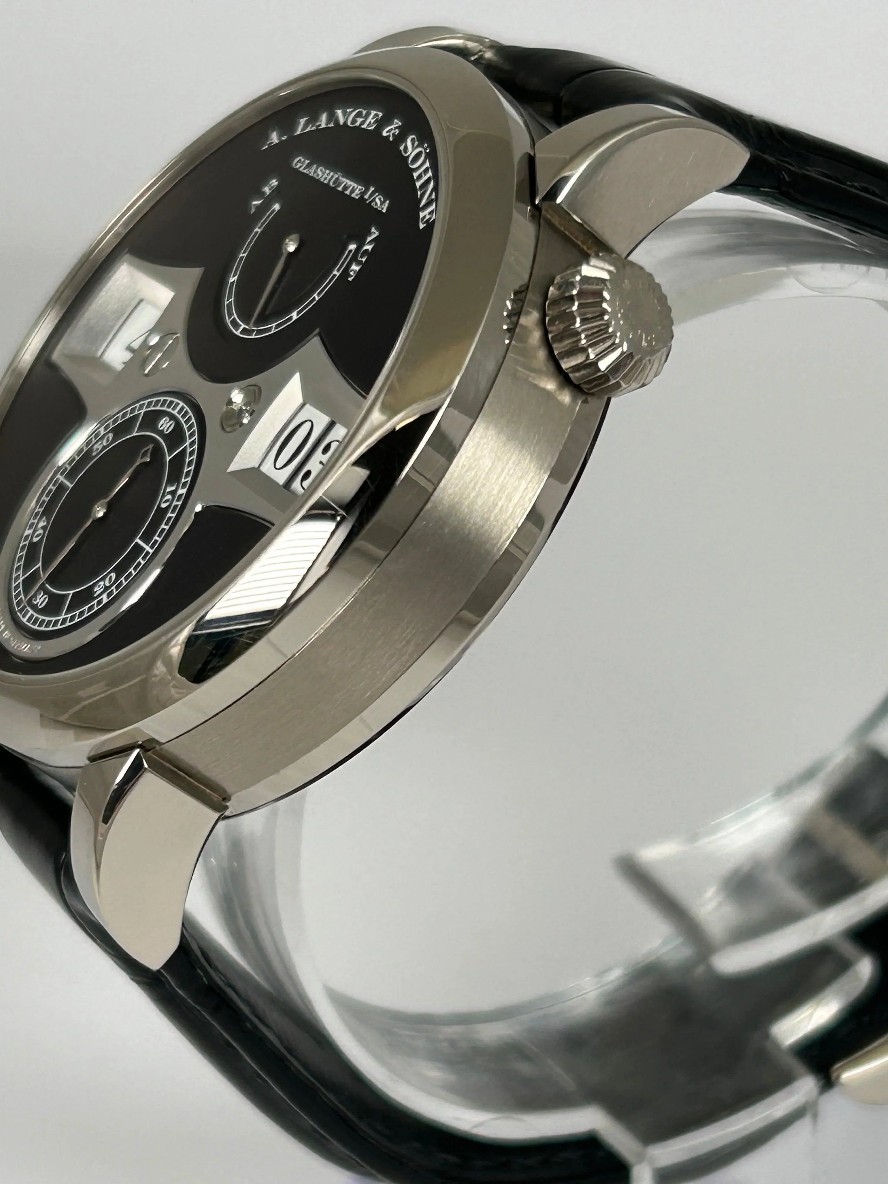 A. LANGE & SOHNE ZEITWERK WHITE GOLD BLACK TUXEDO  140.029