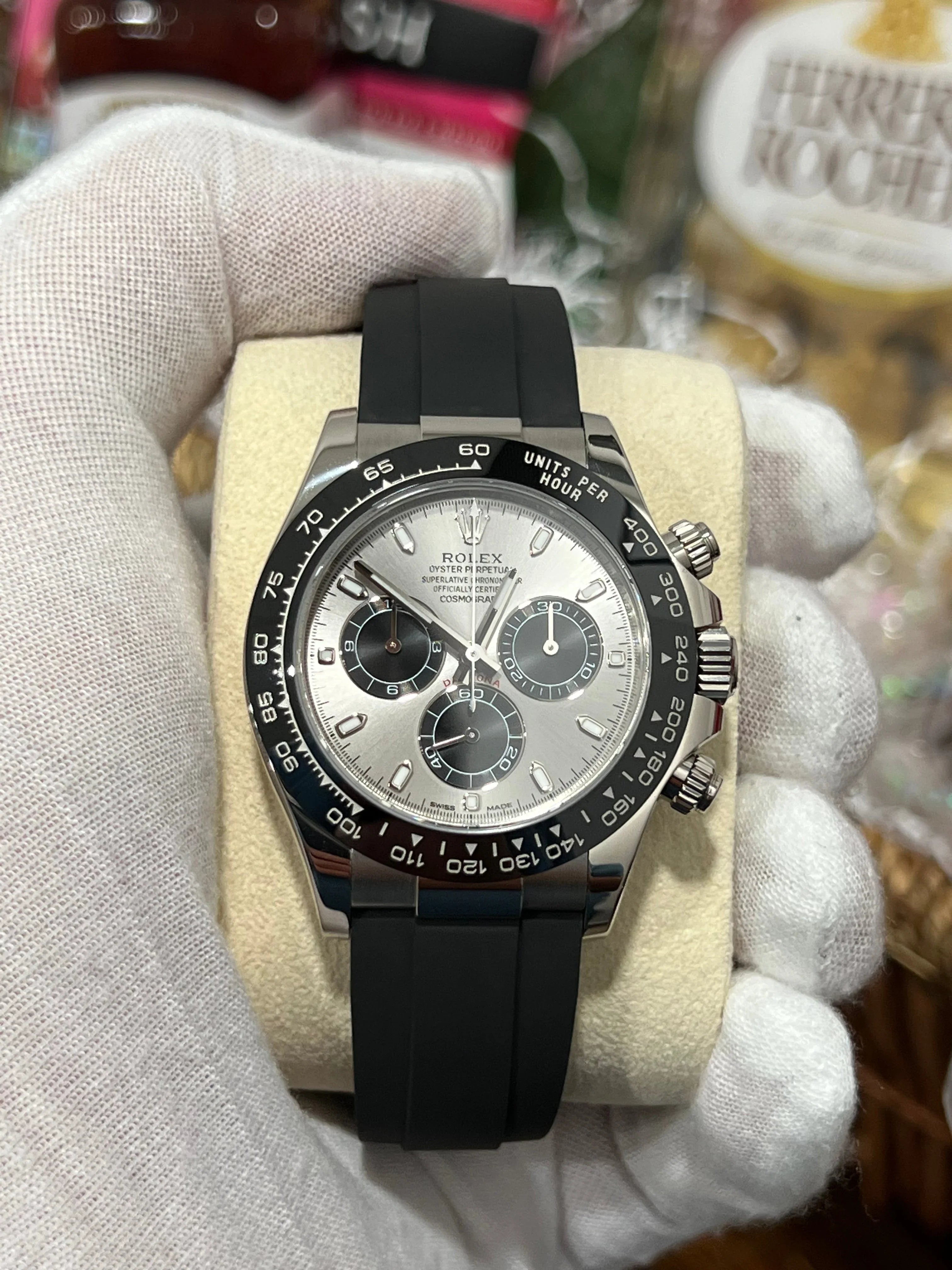 ROLEX DAYTONA WHITE GOLD STEEL/BLACK 2023 116519LN