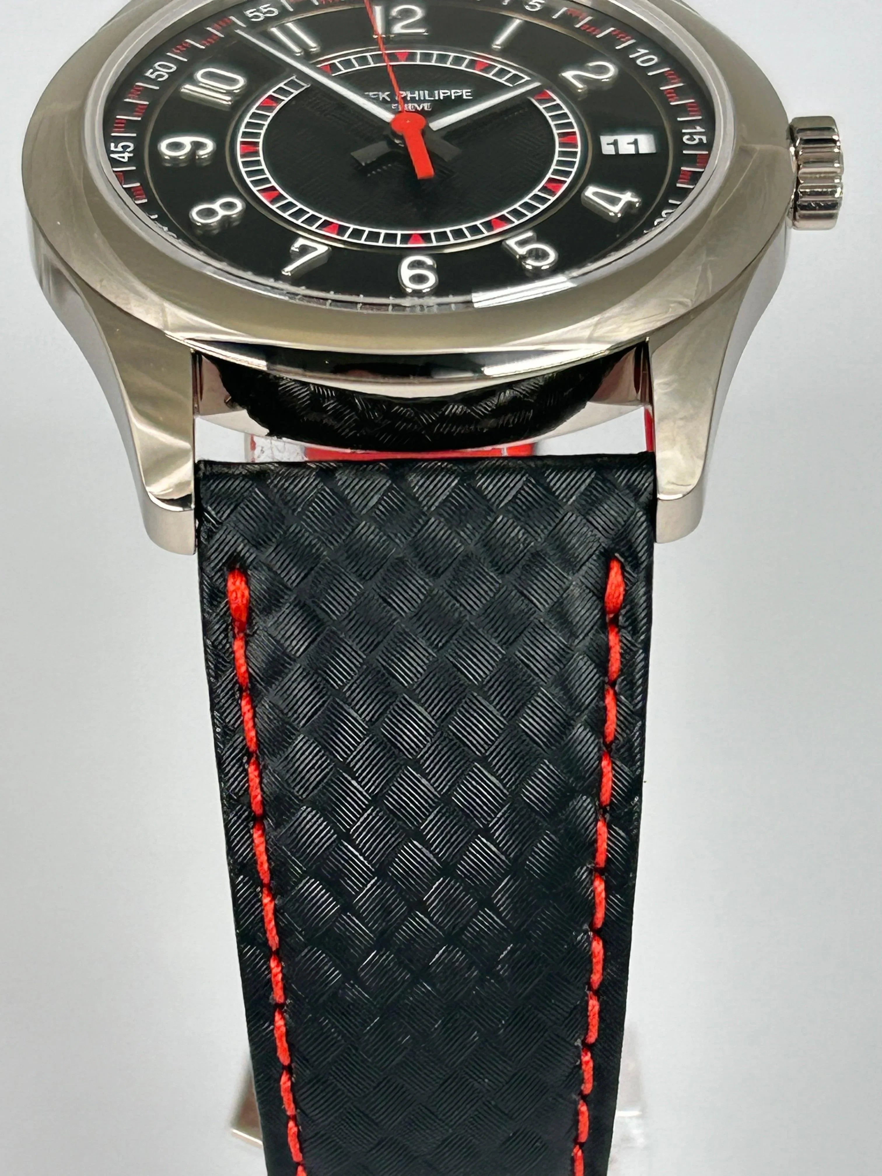 PATEK PHILIPPE CALATRAVA WHITE GOLD RED SPORT 6007G