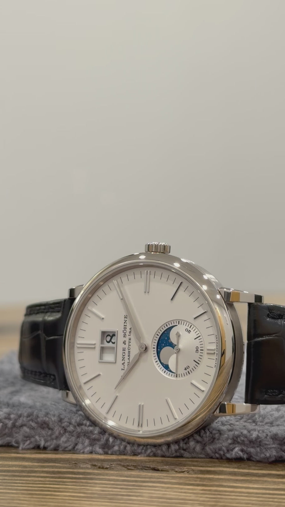 A.LANGE & SOHNE SAXONIA MOON PHASE 384.026