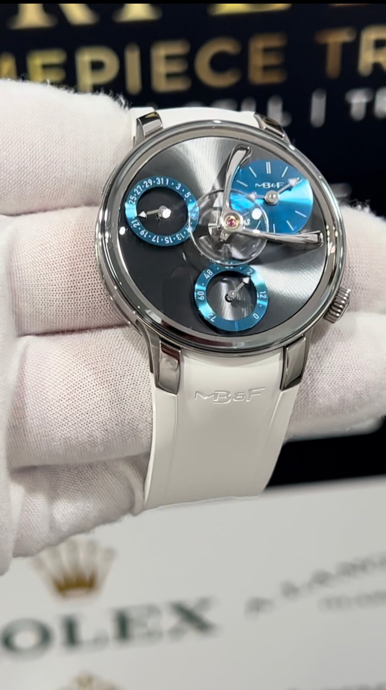 MB&F SPLIT ESCAPMENT EVO BEVERLY HILLS TITANIUM 04.TR.BLB 25 MADE