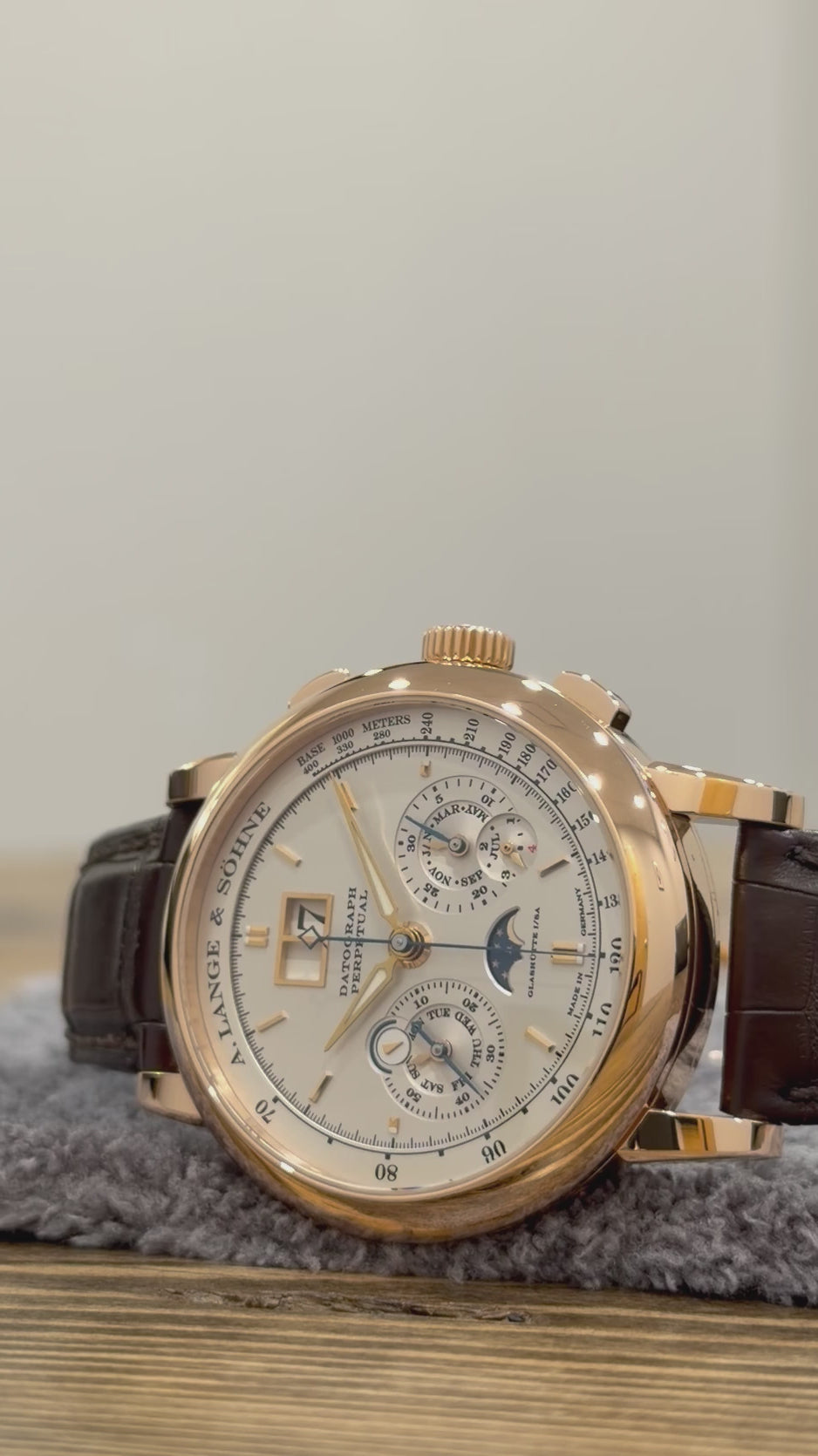 A. LANGE & SOHNE DATOGRAPH PERPETUAL ROSE GOLD 410.032